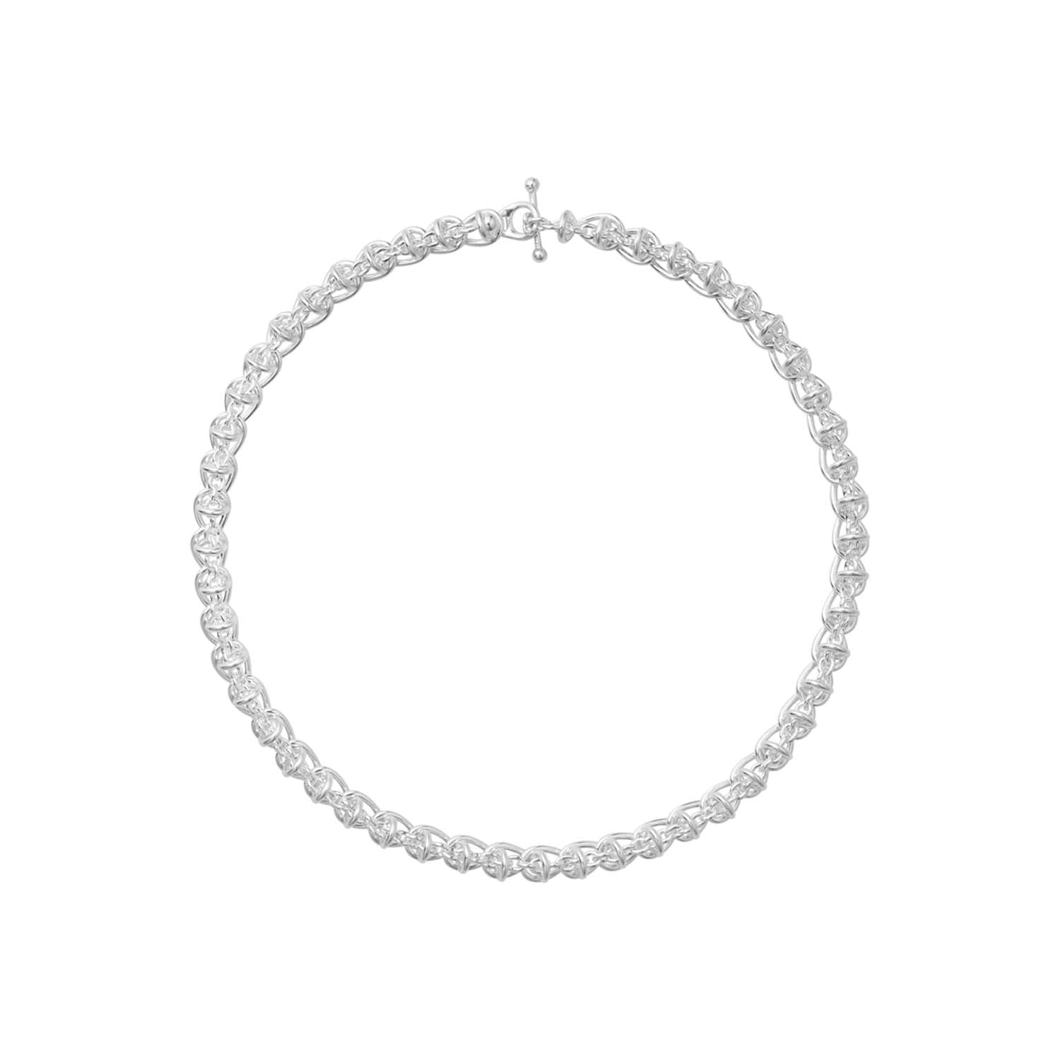 Georg Jensen - Weft Single Link halskæde - 20002031