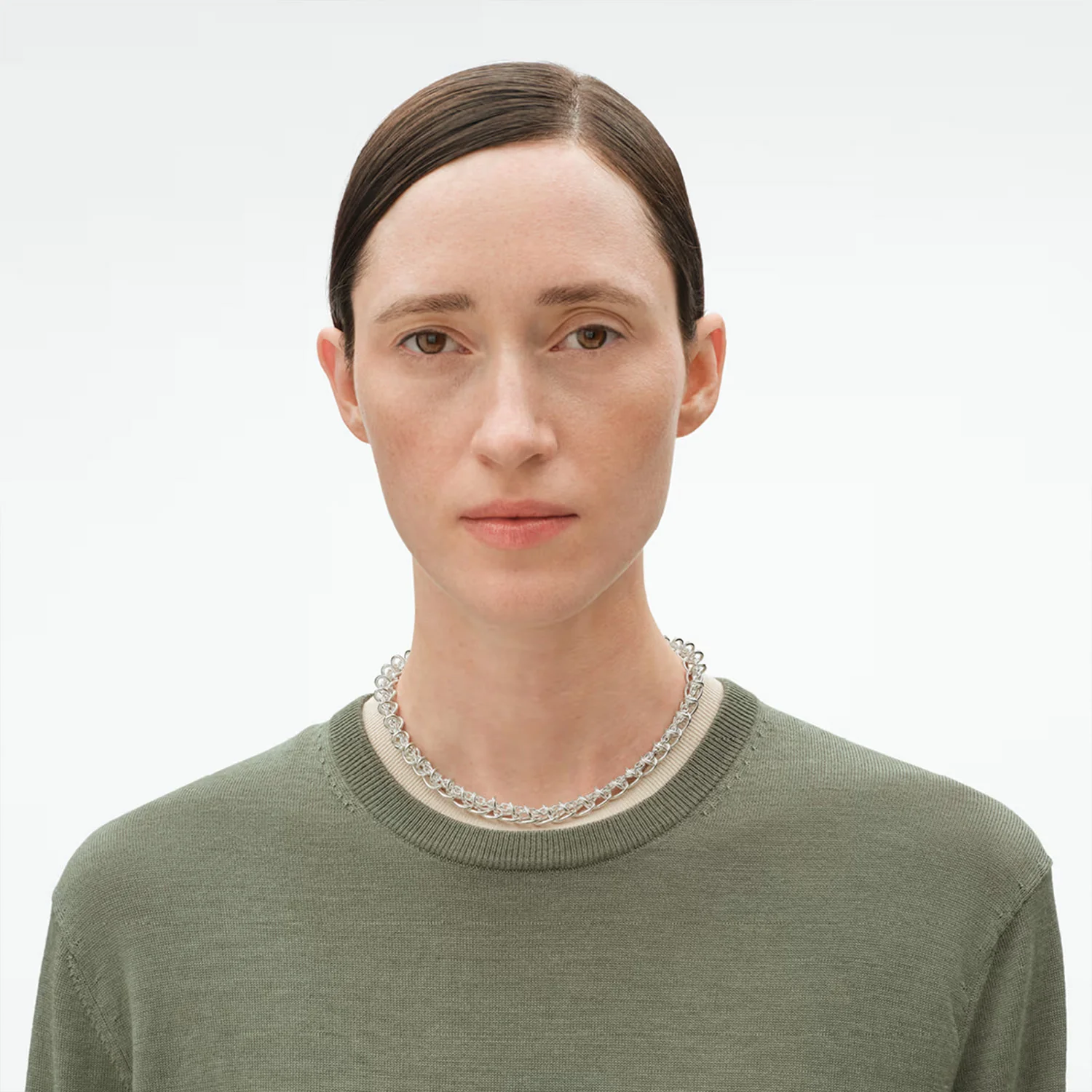 Georg Jensen - Weft Single Link halskæde - 20002031 - Image 2
