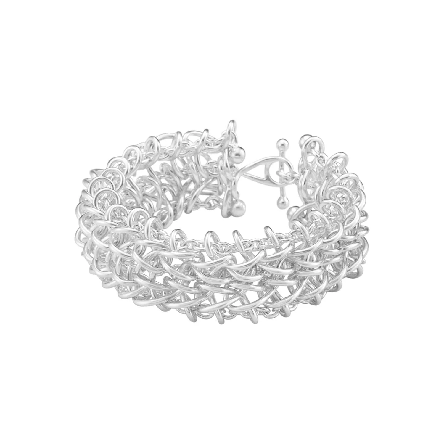 Georg Jensen - Weft Triple Link armbånd - 20002035
