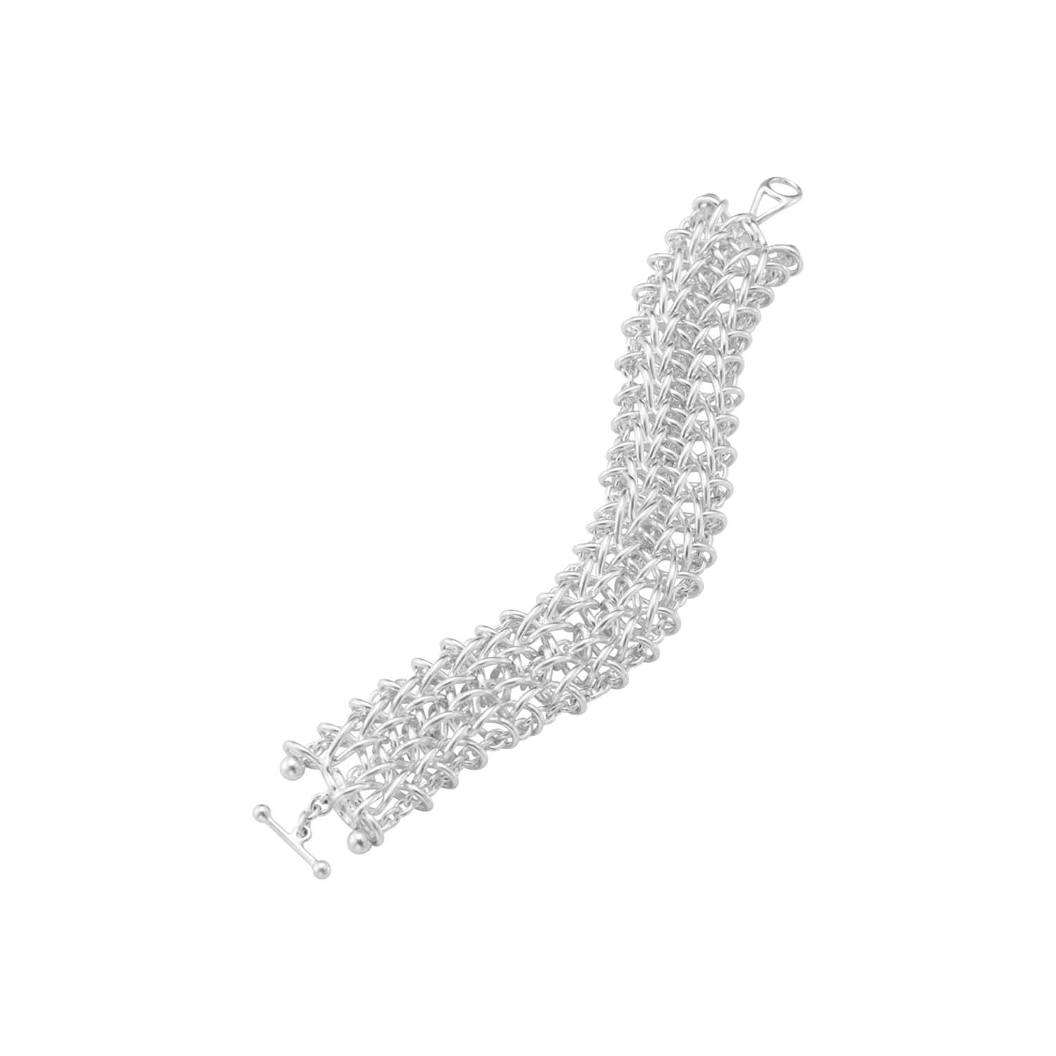 Georg Jensen - Weft Triple Link armbånd - 20002035 - Image 5