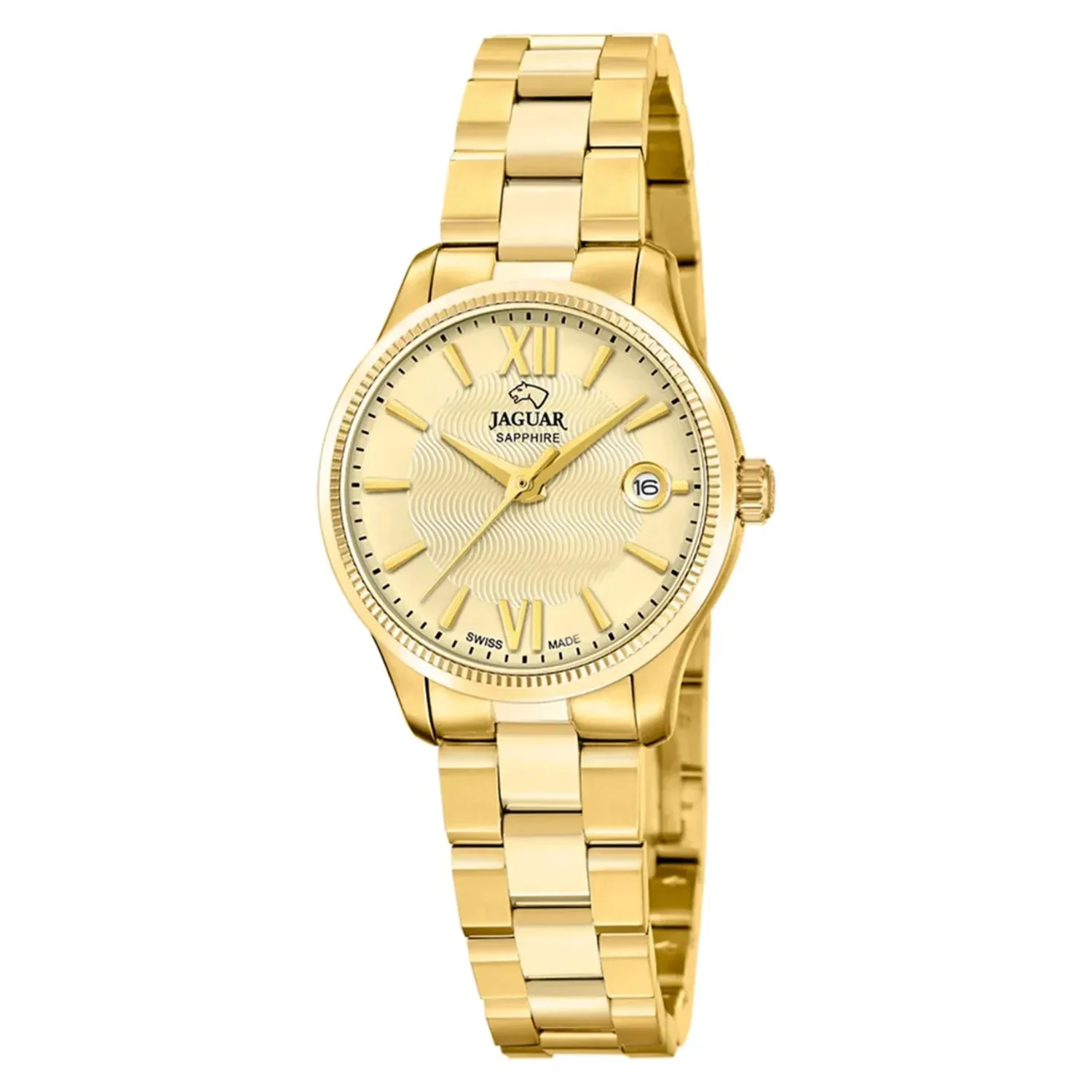 Jaguar - Acamar Classic guld PVD med lænke, 29 mm - J1047/2