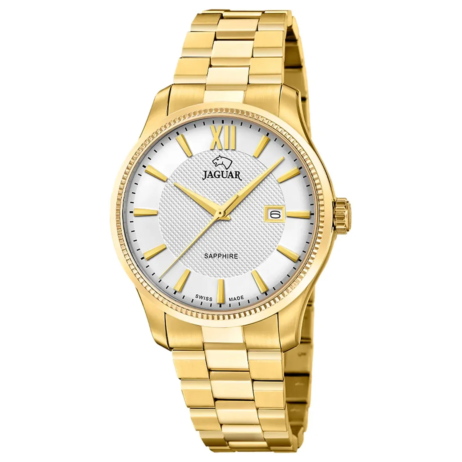 Jaguar - Acamar Classic guld PVD med lænke, 40 mm - J1044/1