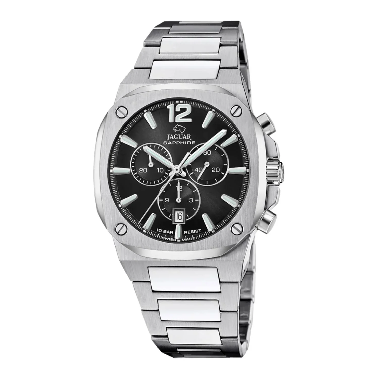 Jaguar - Executive Chrono m. sort urskive, 42,9 mm - J1025/3