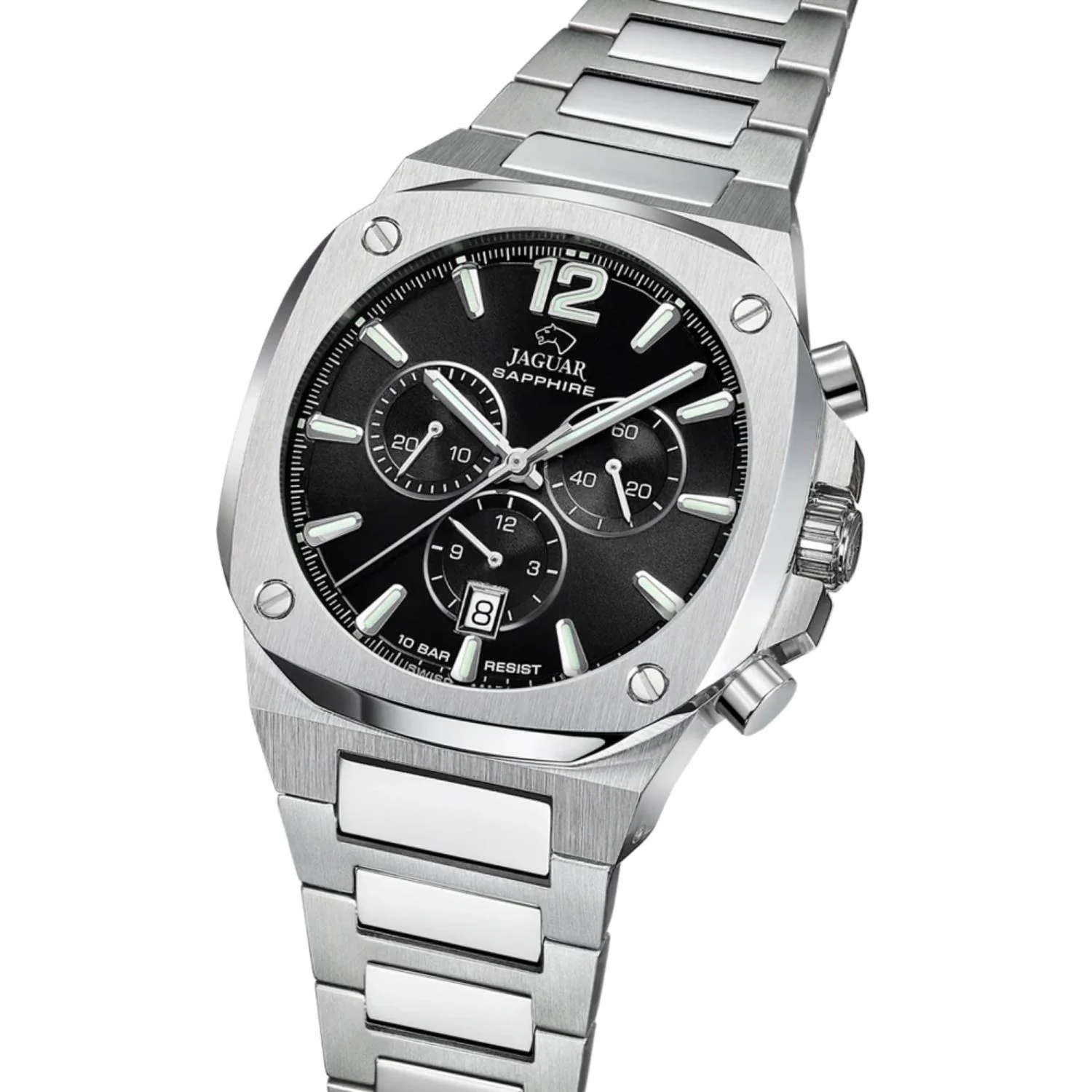 Jaguar - Executive Chrono m. sort urskive, 42,9 mm - J1025/3 - Image 2
