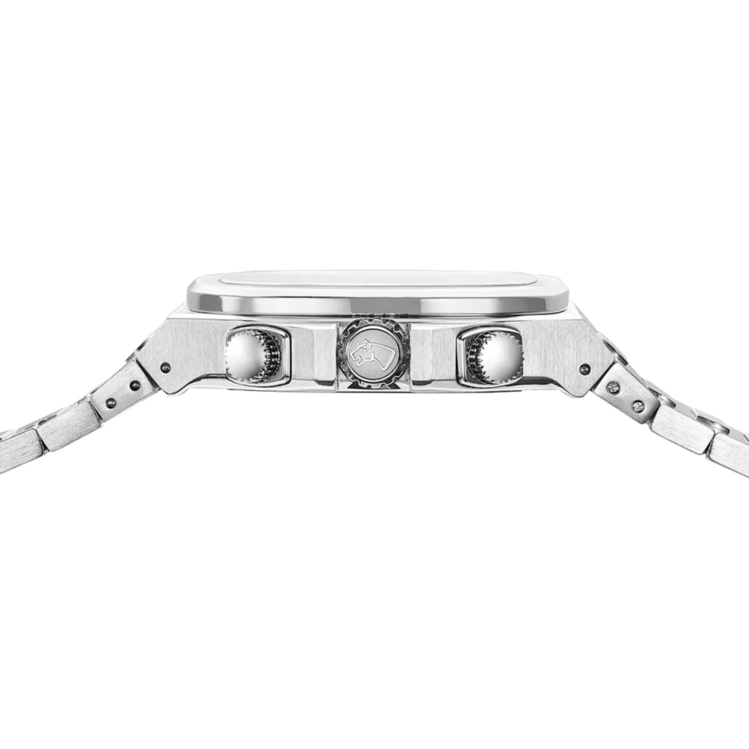 Jaguar - Rondcarre Chrono m. hvid urskive, 41 mm - J1048/1 - Image 2