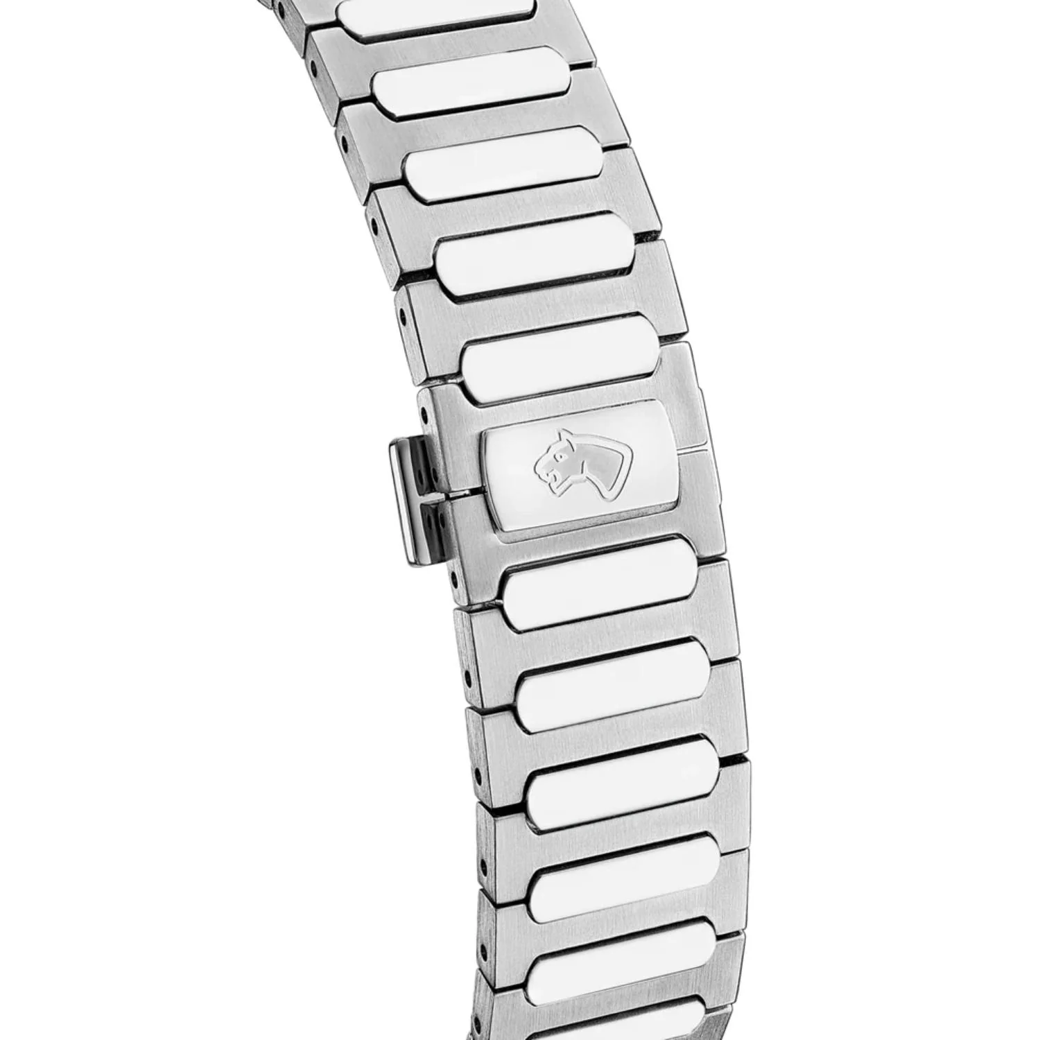 Jaguar - Rondcarre dag/dato m. blå urskive, 41 mm - J1049/2 - Image 4