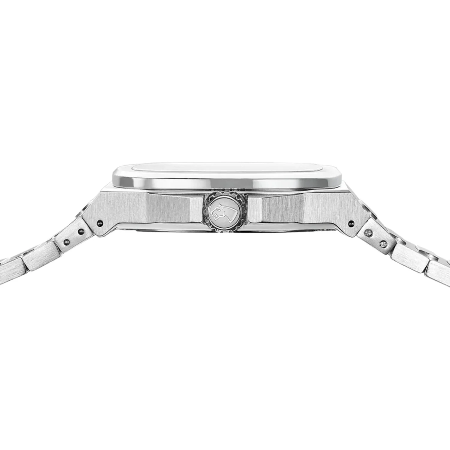 Jaguar - Rondcarre dag/dato m. hvid urskive, 41 mm - J1049/1 - Image 2