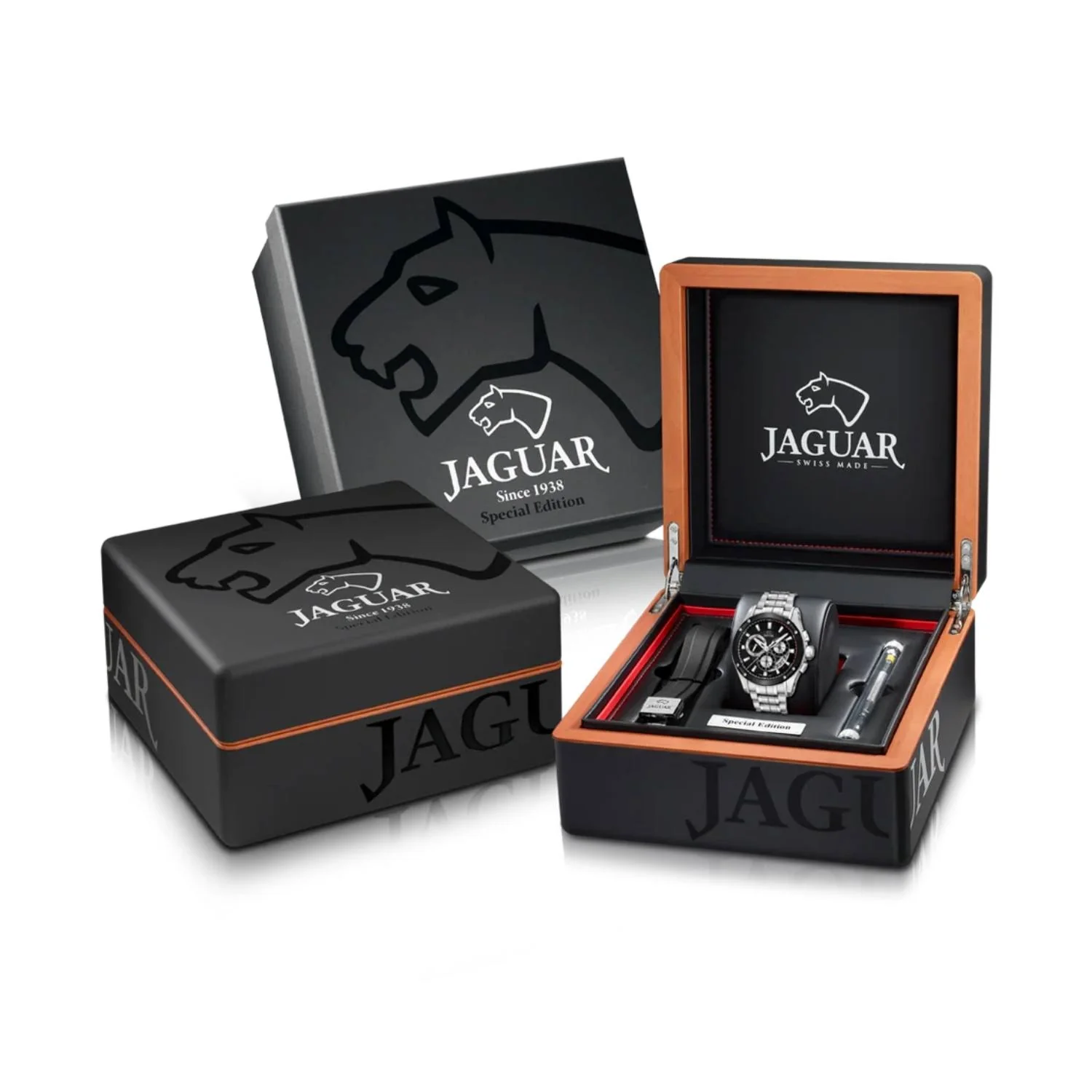 Jaguar - Special Edition m. lænke og rem, 45 mm - J1034/1 - Image 3