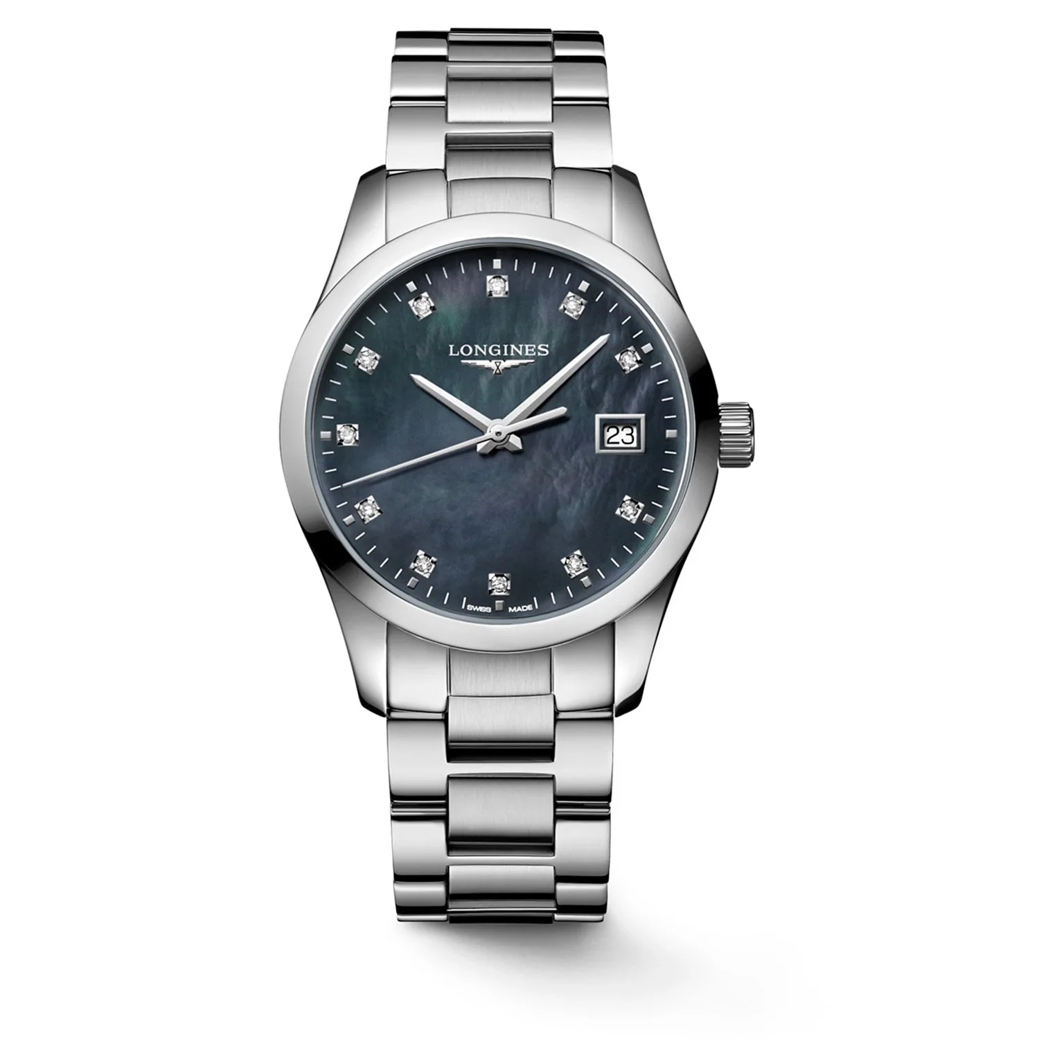 LONGINES - Conquest Classic, 34 mm/0,055 ct. vs/si - L23864886