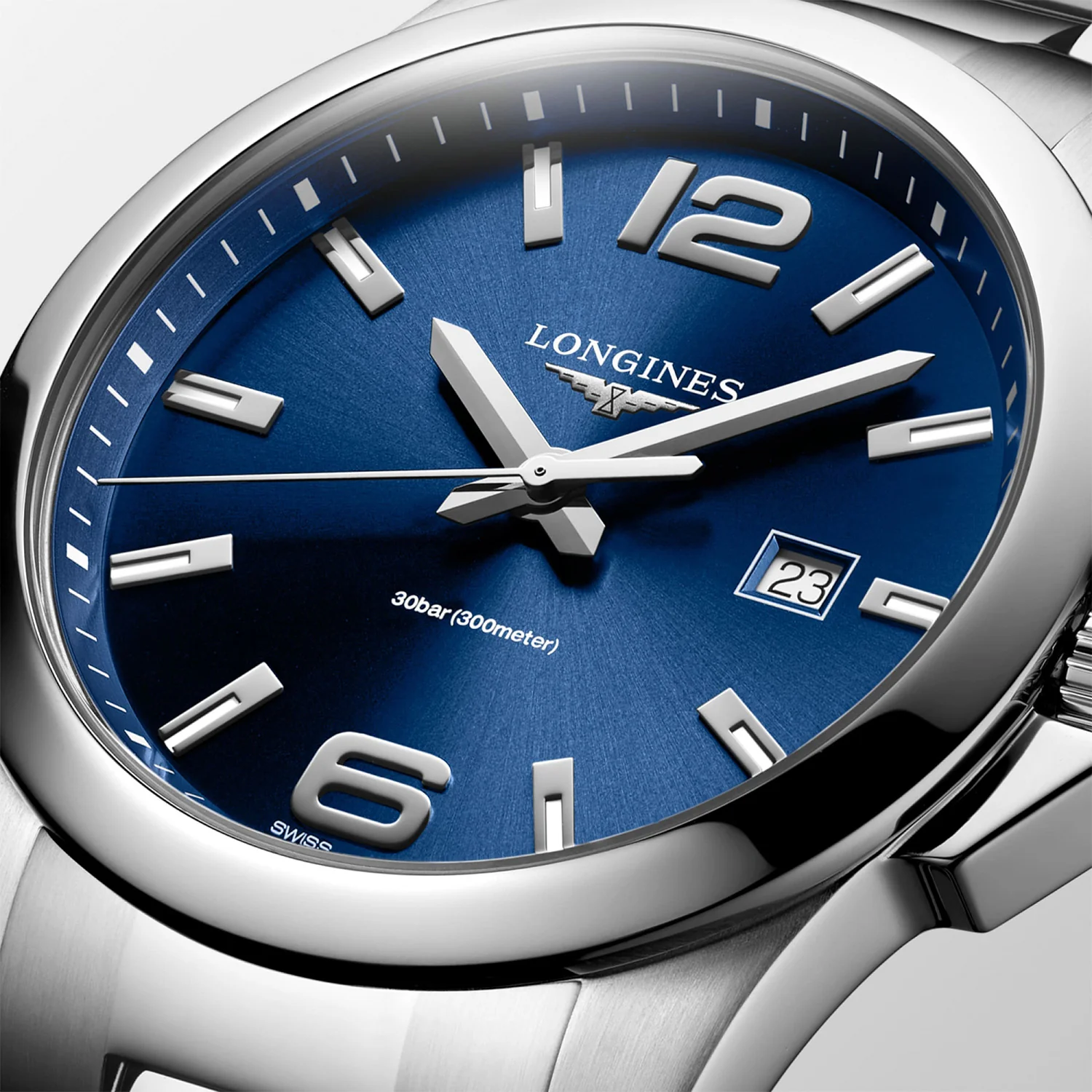 LONGINES - Conquest, m. blå urskive, 43 mm - L37604966 - Image 3