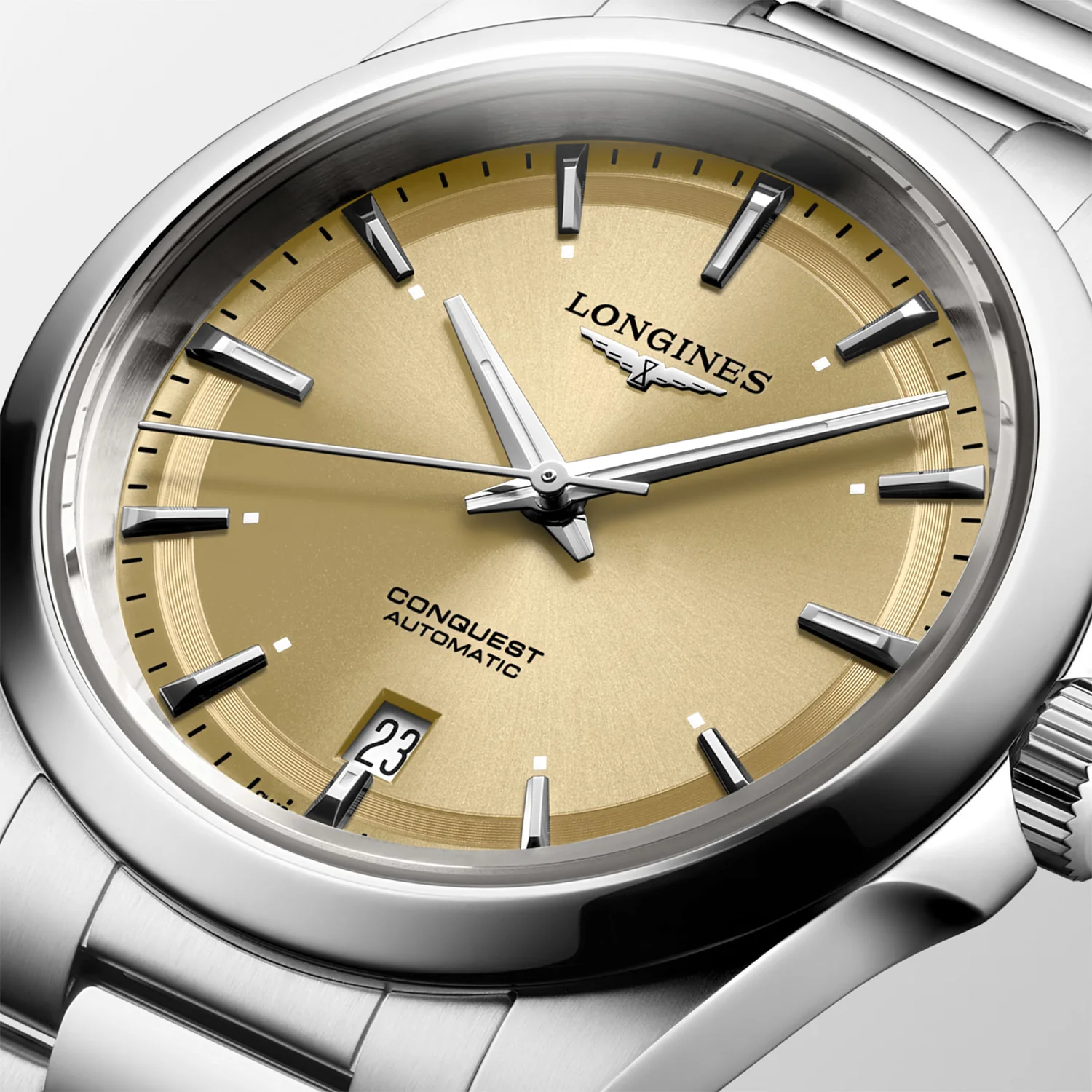 LONGINES - Conquest m. champagne urskive, 38 mm - L37204626 - Image 2