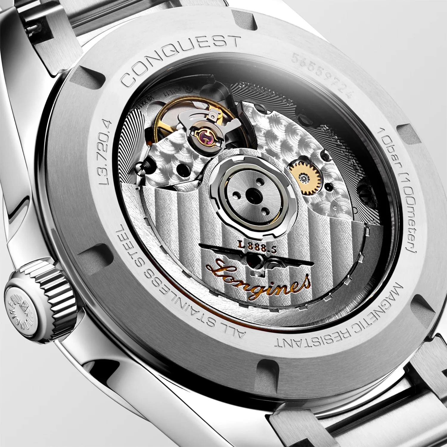 LONGINES - Conquest m. champagne urskive, 38 mm - L37204626 - Image 3