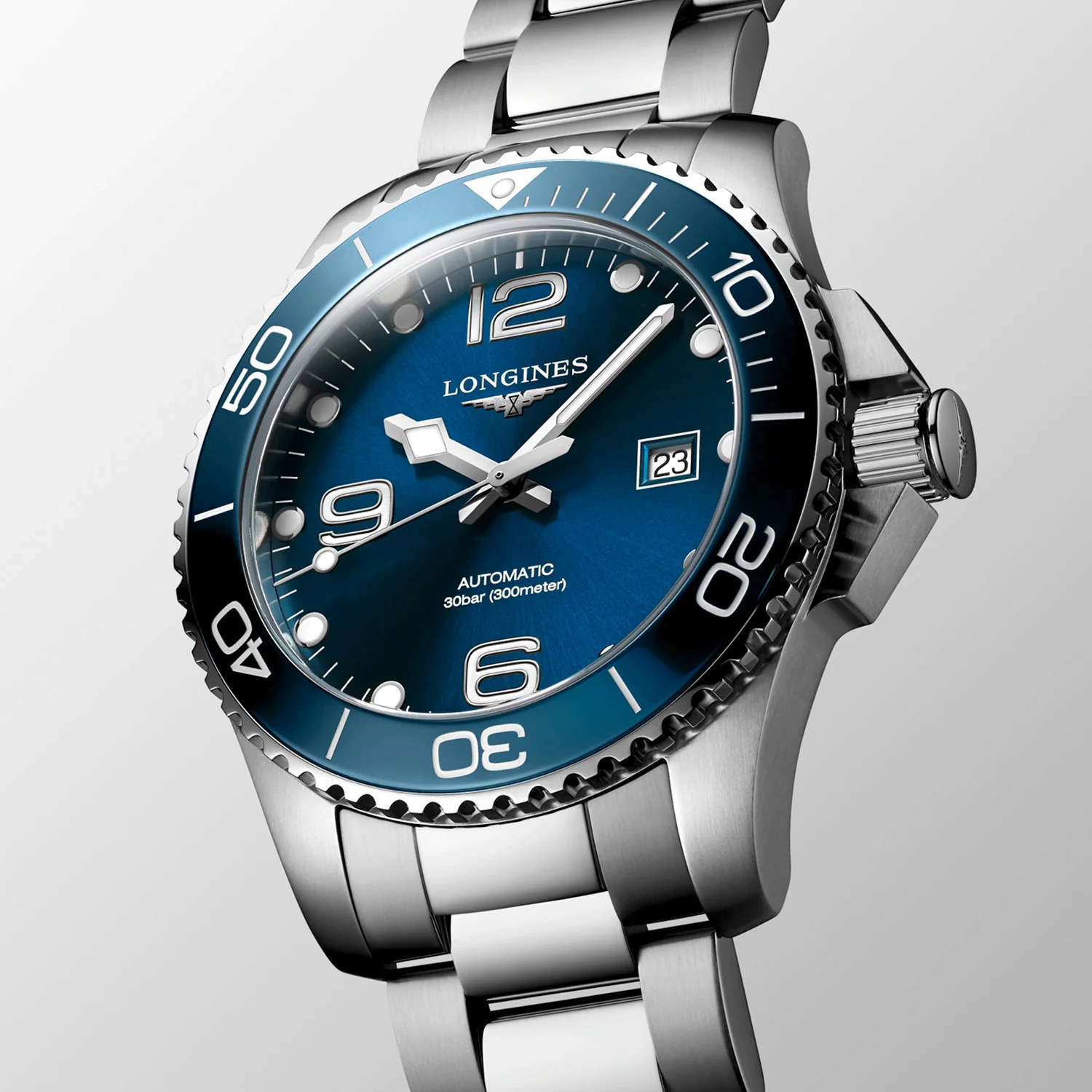LONGINES - HydroConquest m. blå urskive, 43 mm - L37824966 - Image 3