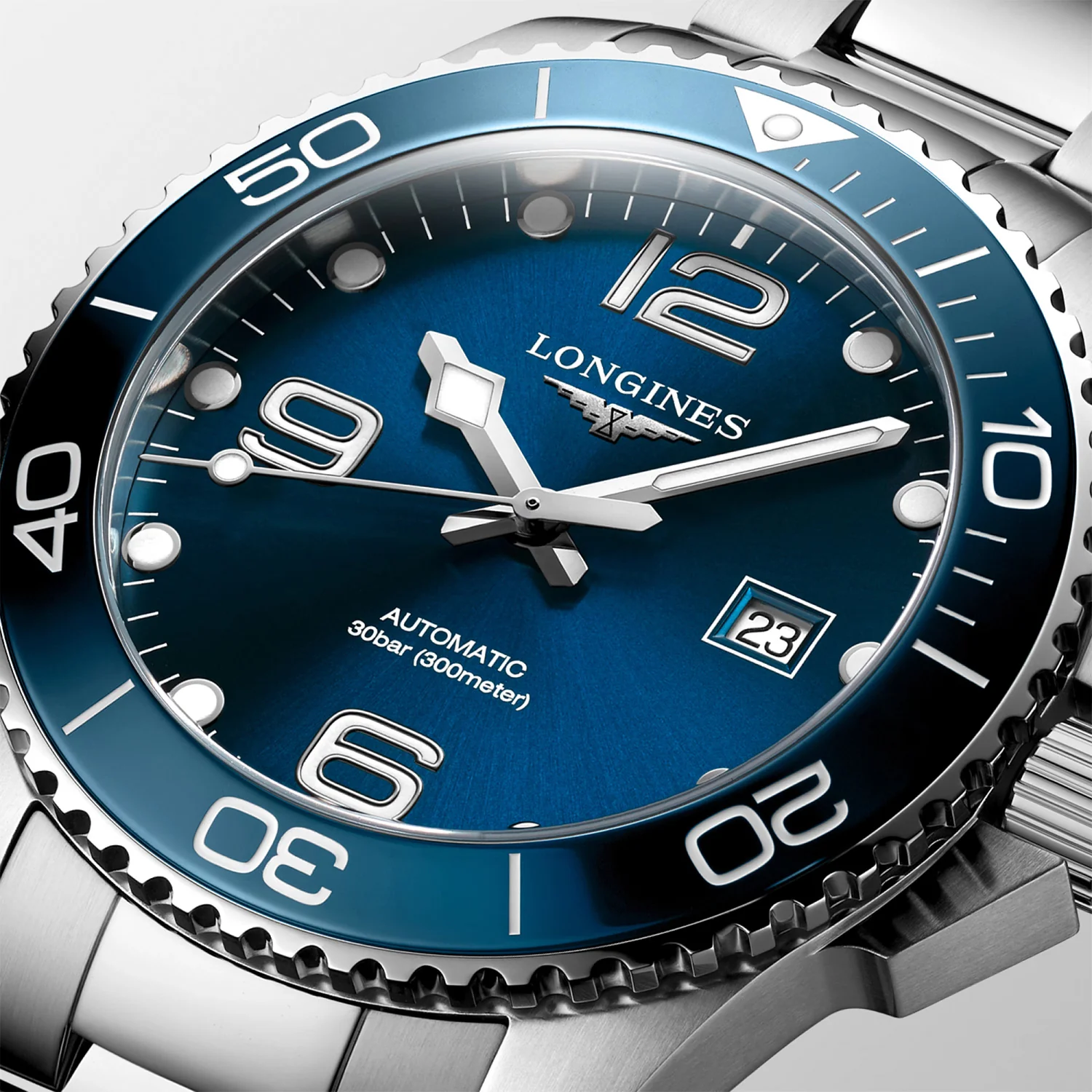 LONGINES - HydroConquest m. blå urskive, 43 mm - L37824966 - Image 4