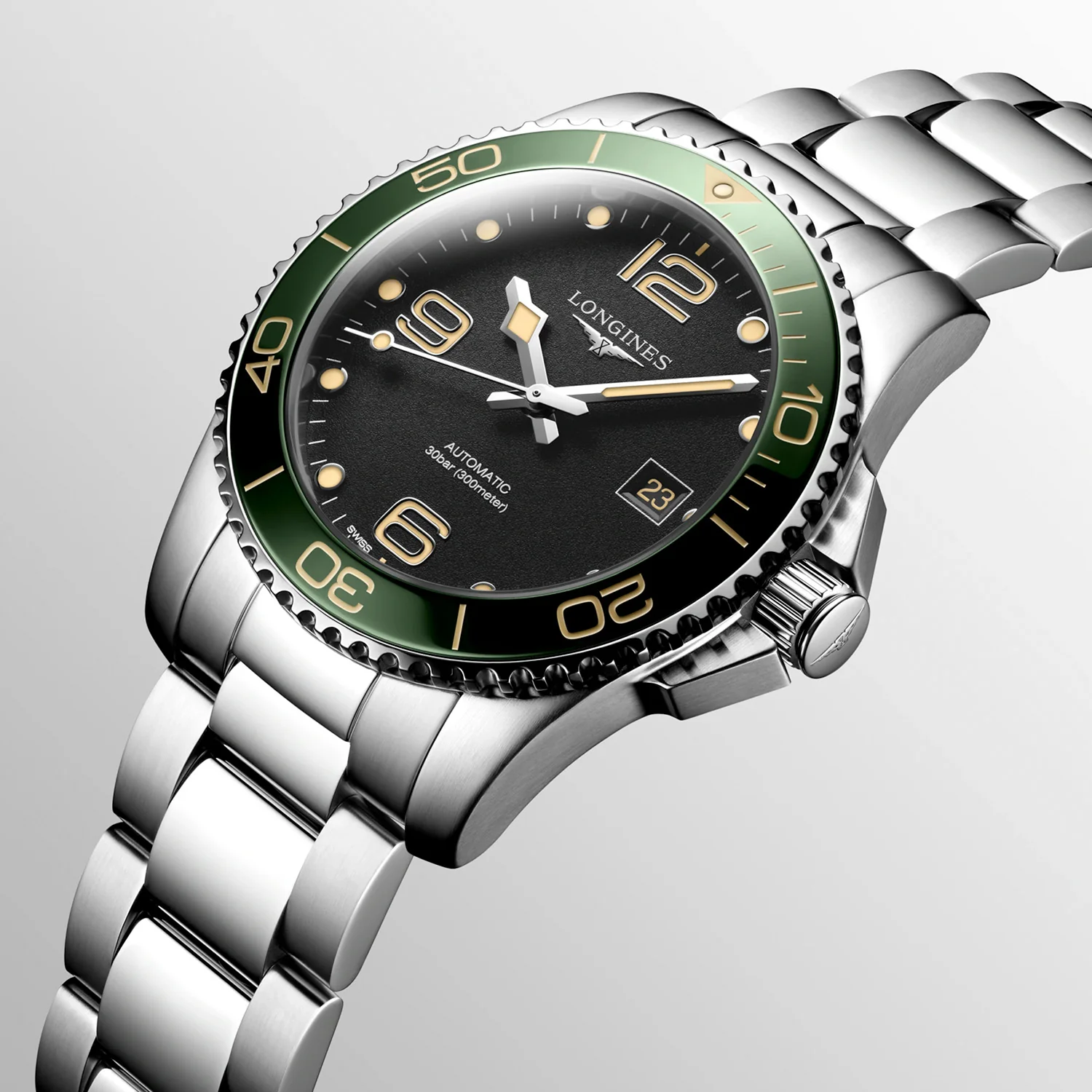 LONGINES - HydroConquest m. sort urskive, 41 mm - L37814056 - Image 3