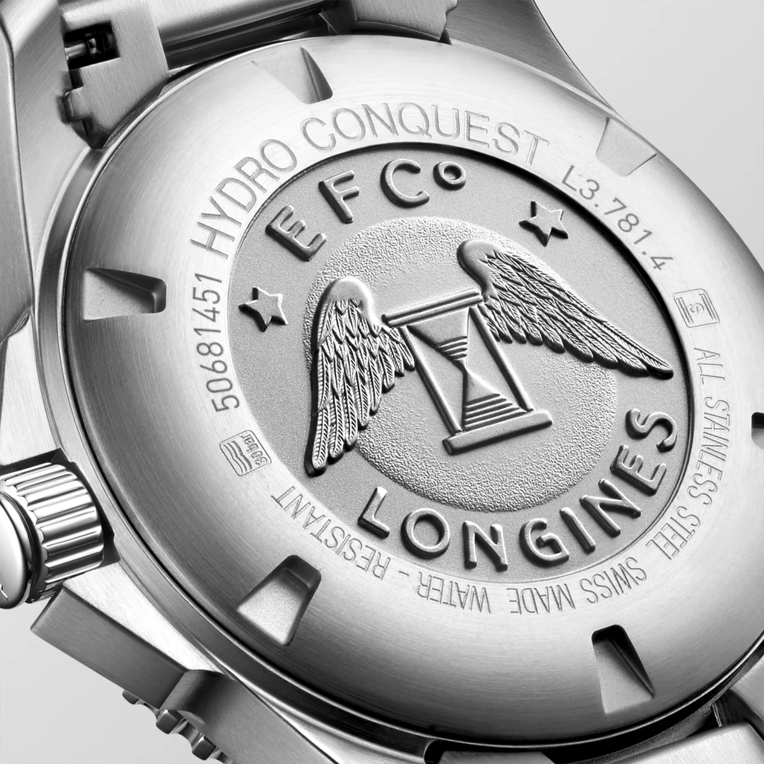 LONGINES - HydroConquest m. sort urskive, 41 mm - L37814566 - Image 4