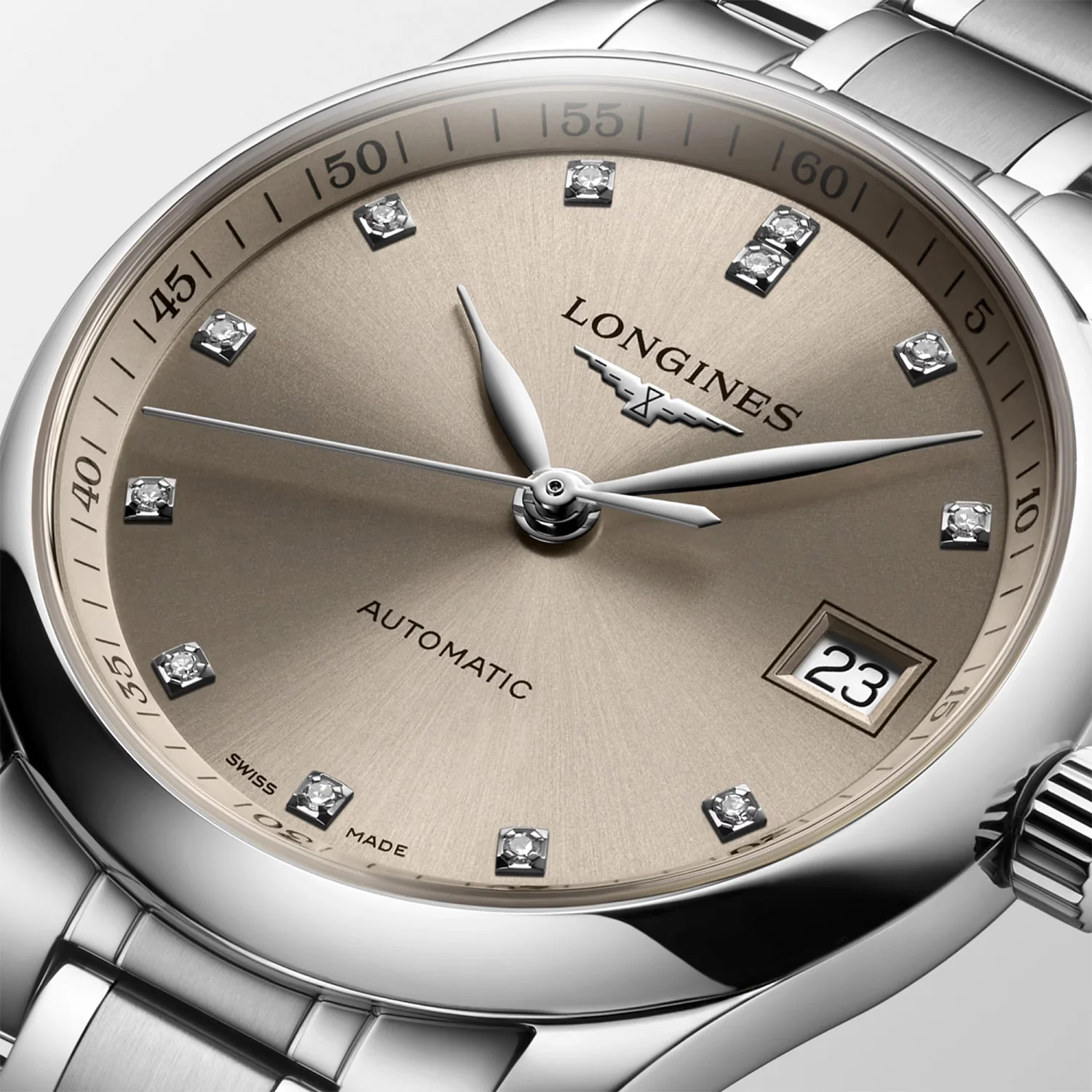 LONGINES - Master Collection, 34 mm/0,055 ct. tw/vs-si - L23574076 - Image 2