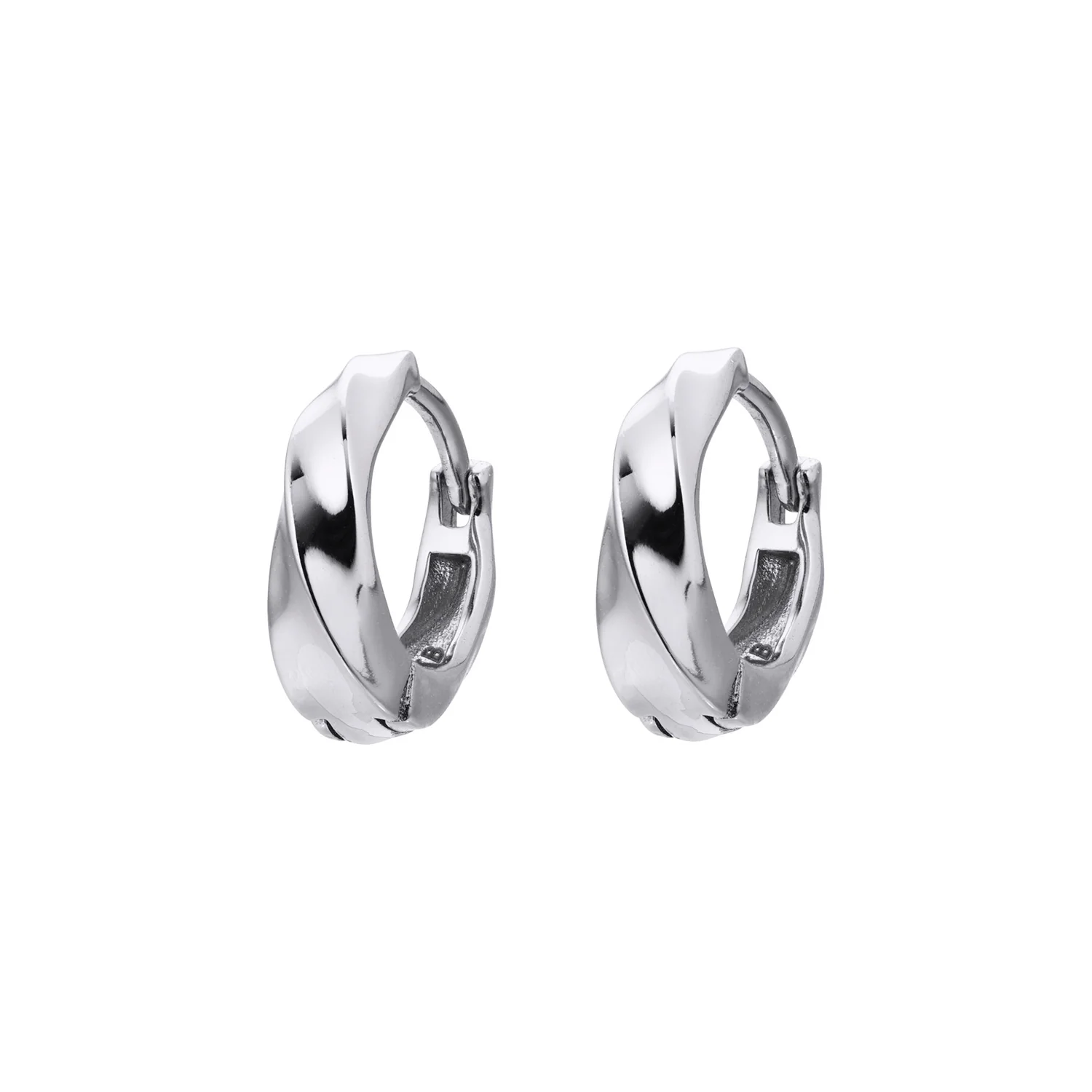 LuvaLu Jewellery - Amien creoler, Small - sølv