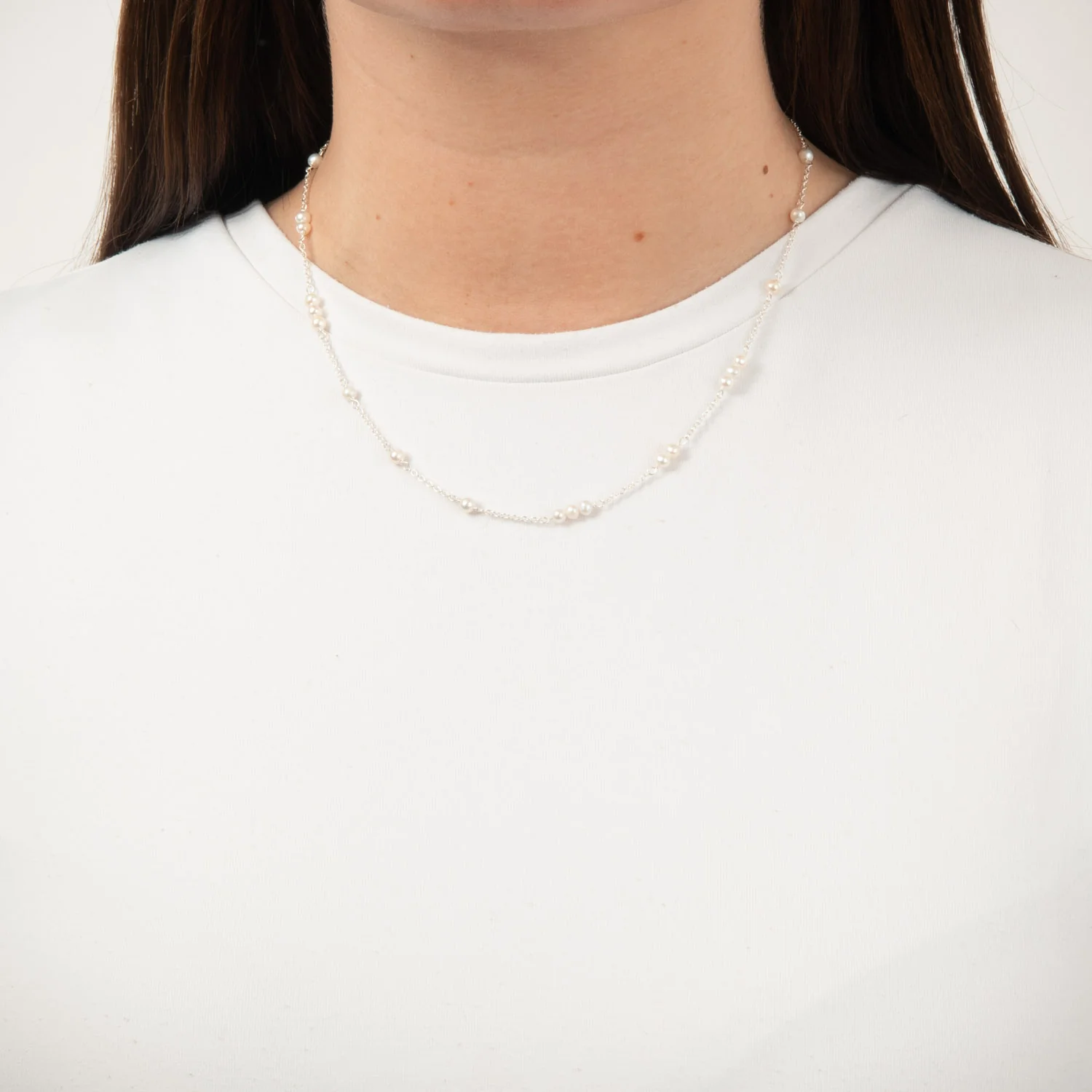 LuvaLu Jewellery - Avignon halskæde, 42+3 cm - Sølv - Image 2