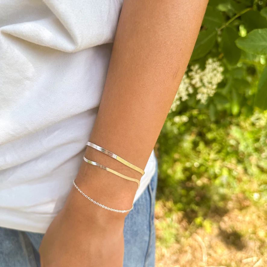 LuvaLu Jewellery - Calais armbånd, 16+3cm - Sølv - Image 3