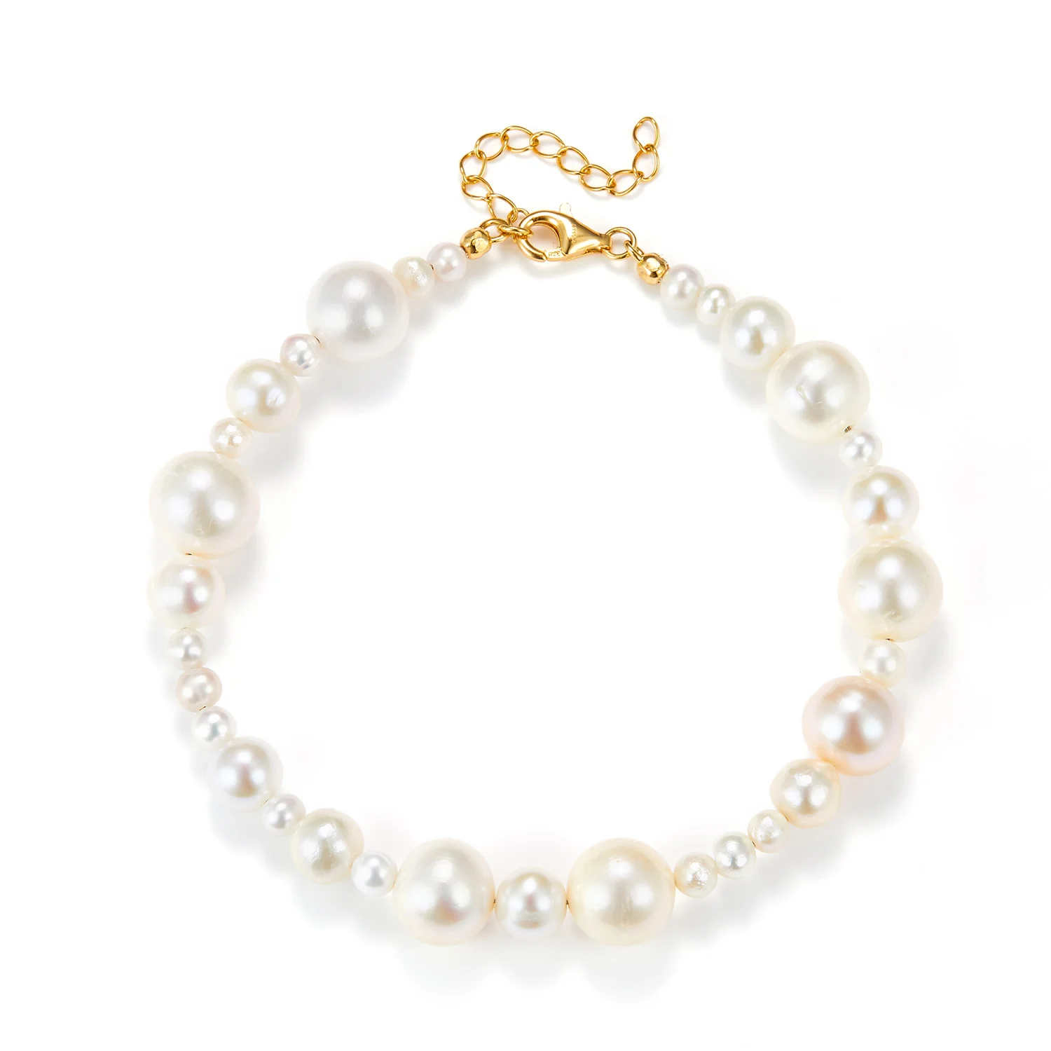 LuvaLu Jewellery - Camellia armbånd - Forgyldt sølv
