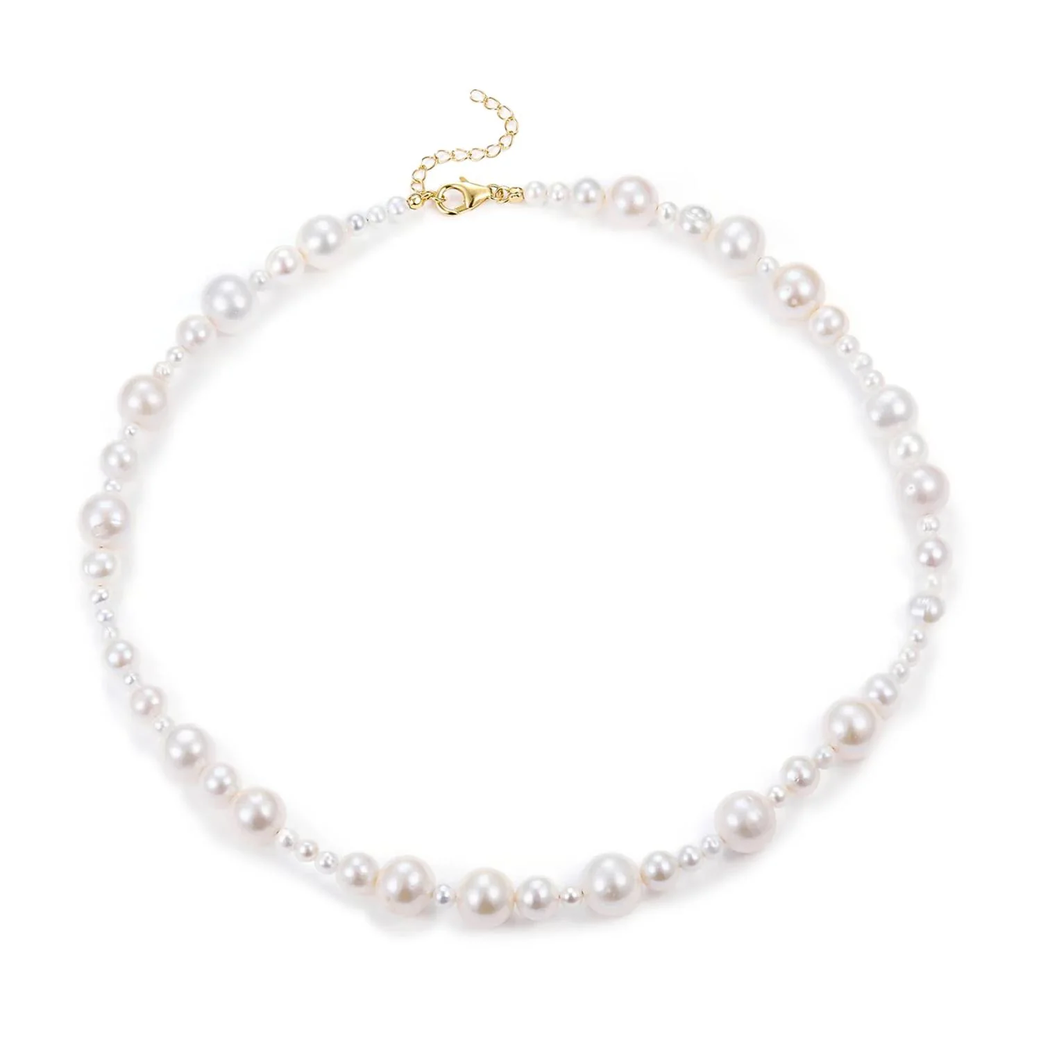 LuvaLu Jewellery - Camellia halskæde - Forgyldt sølv