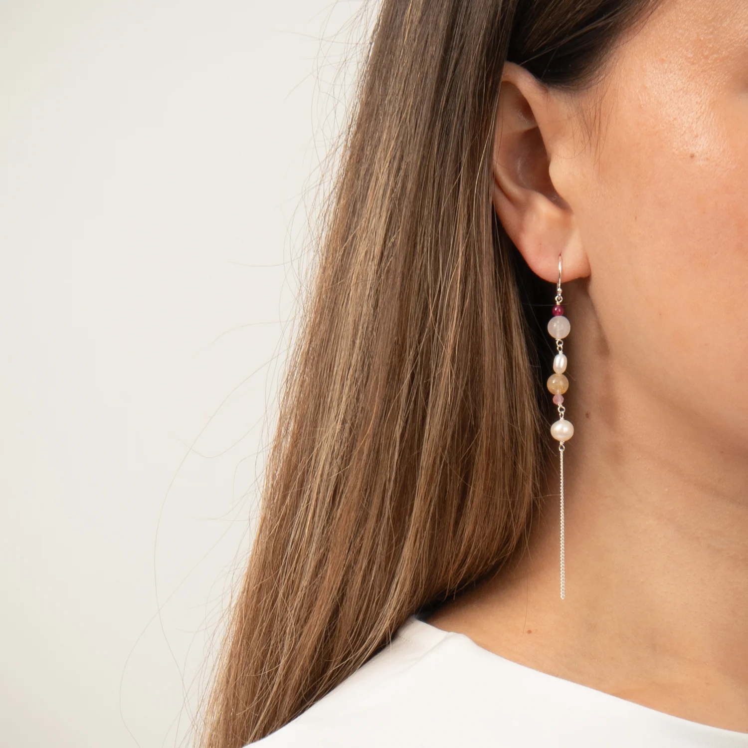 LuvaLu Jewellery - Carnation øreringe - Sølv - Image 2