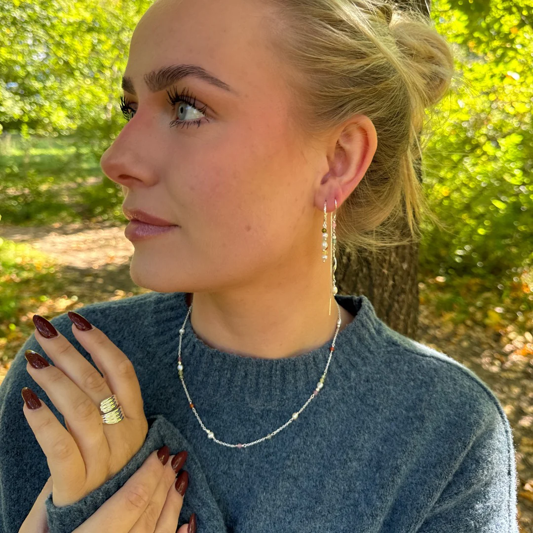 LuvaLu Jewellery - Dahlia Cirkus øreringe - Sølv - Image 3