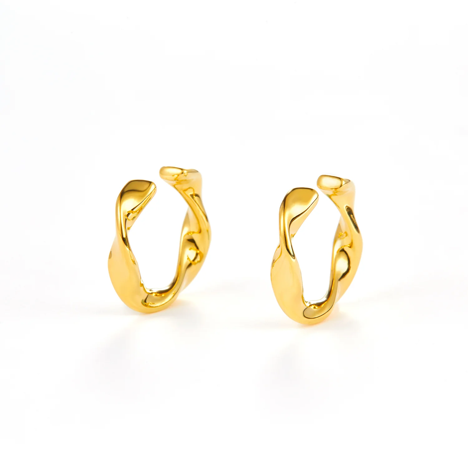 LuvaLu Jewellery - La Havre earcuff, 1 stk. - Forgyldt sølv - Image 3