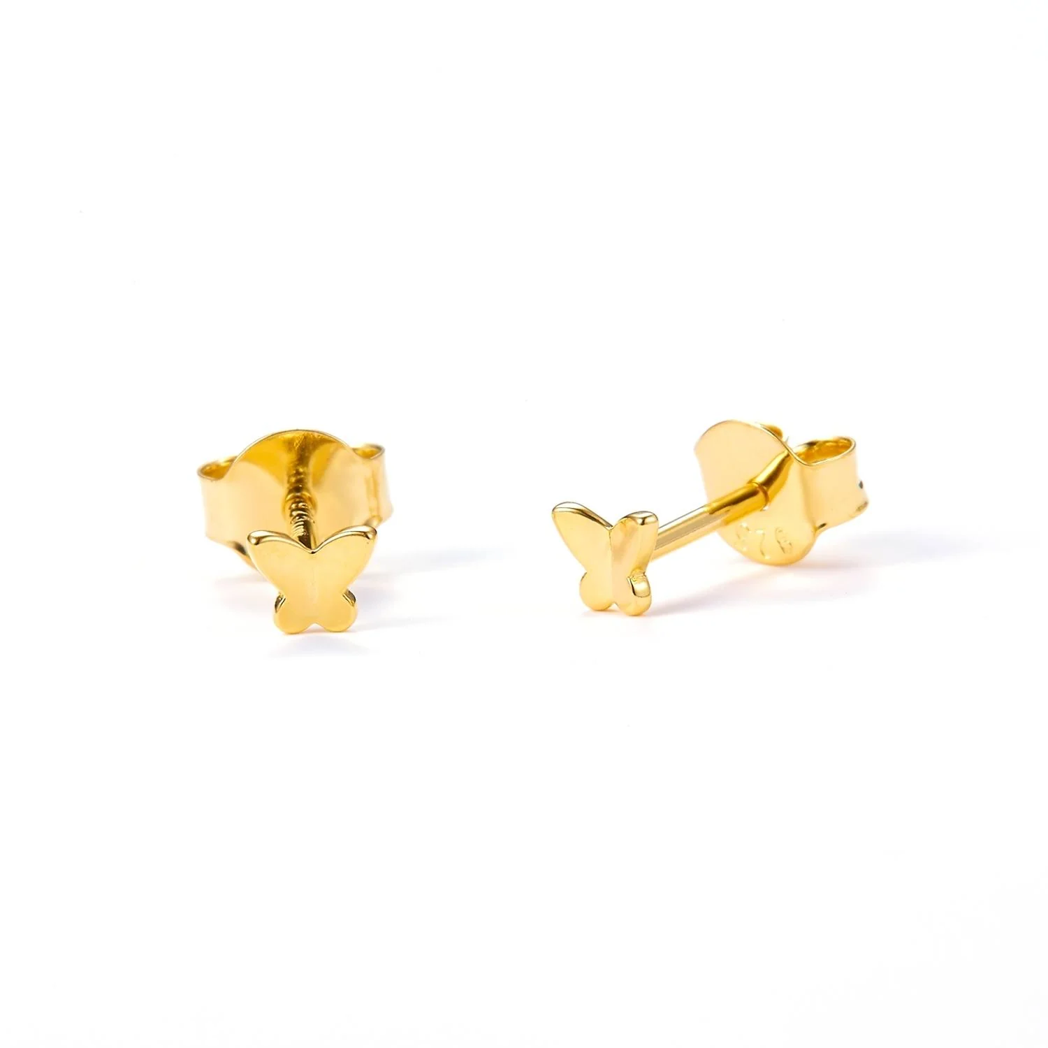 LuvaLu Jewellery - Litil ørestikker - Forgyldt sølv