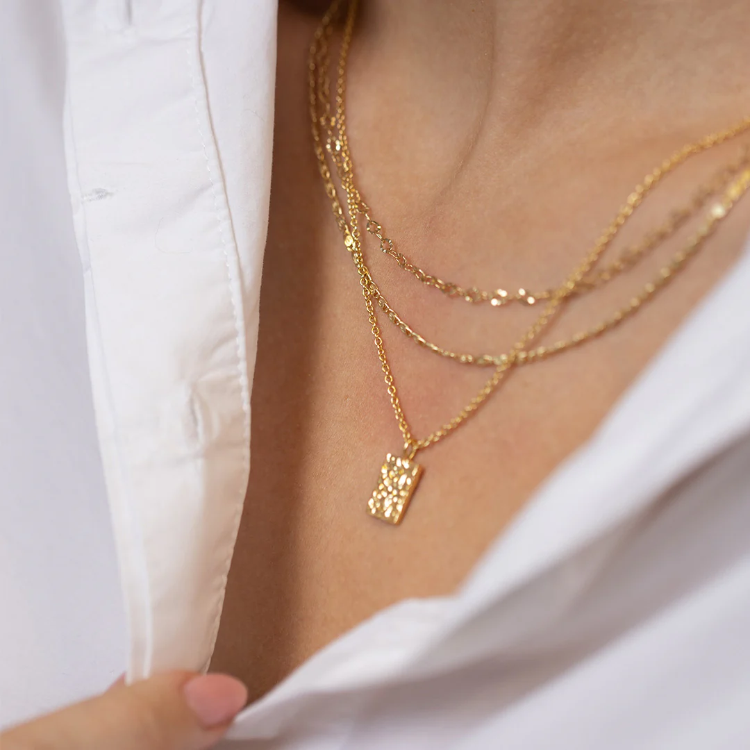 LuvaLu Jewellery - Nancy halskæde - forgyldt sølv - Image 3