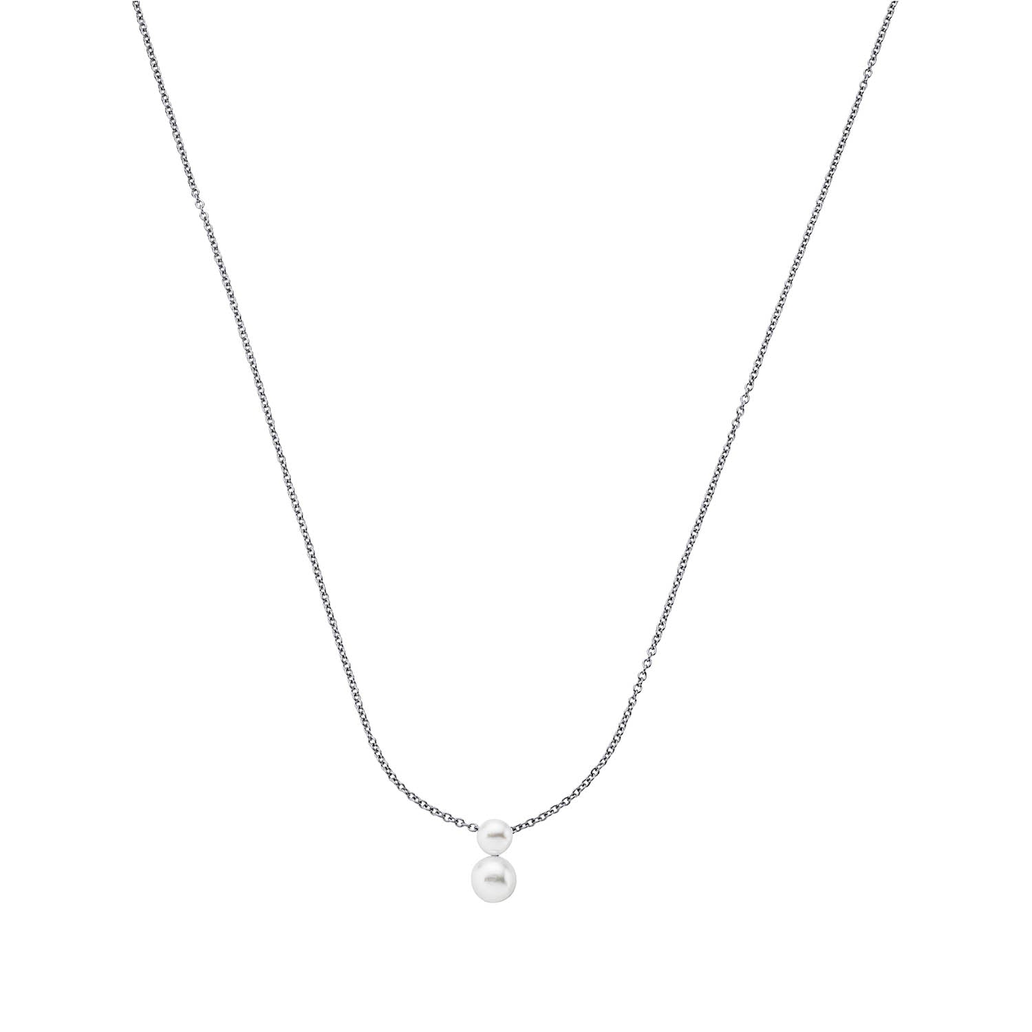 LuvaLu Jewellery - Pearly Drops halskæde - Sølv - Image 3