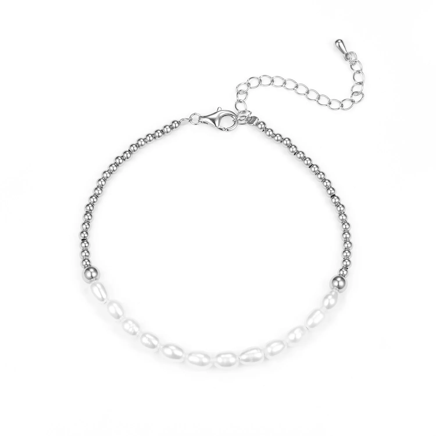 LuvaLu Jewellery - Pearly Elsa armbånd - Sølv