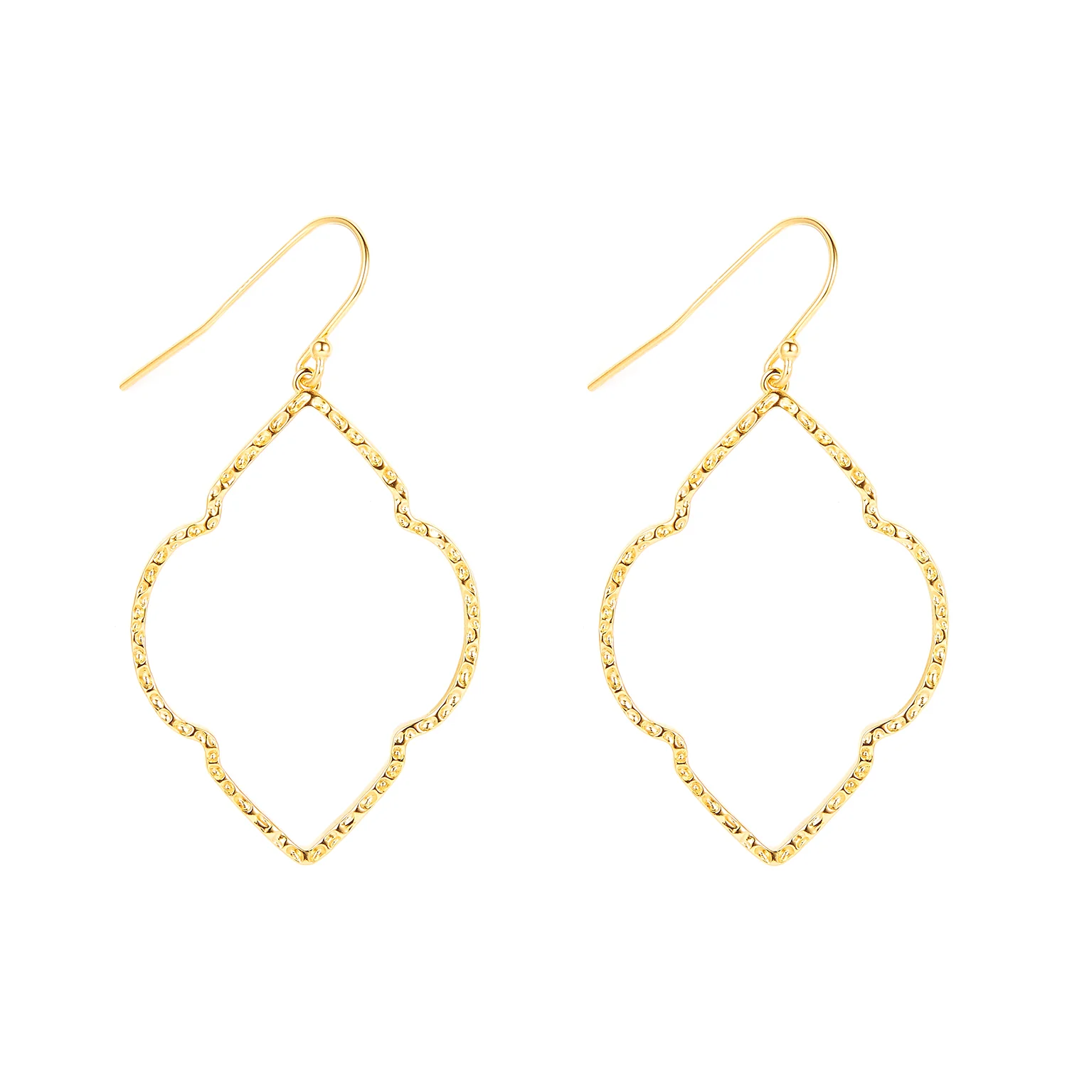 LuvaLu Jewellery - Peony øreringe - Forgyldt sølv