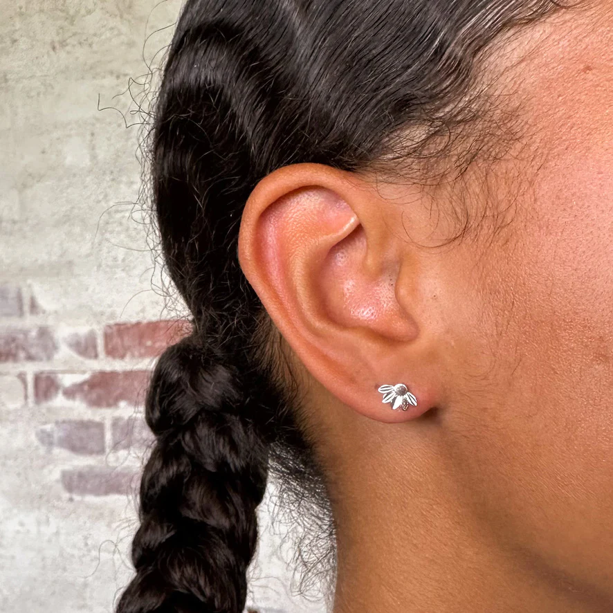 LuvaLu Jewellery - Petit Limoges ørestikker - Sølv - Image 3