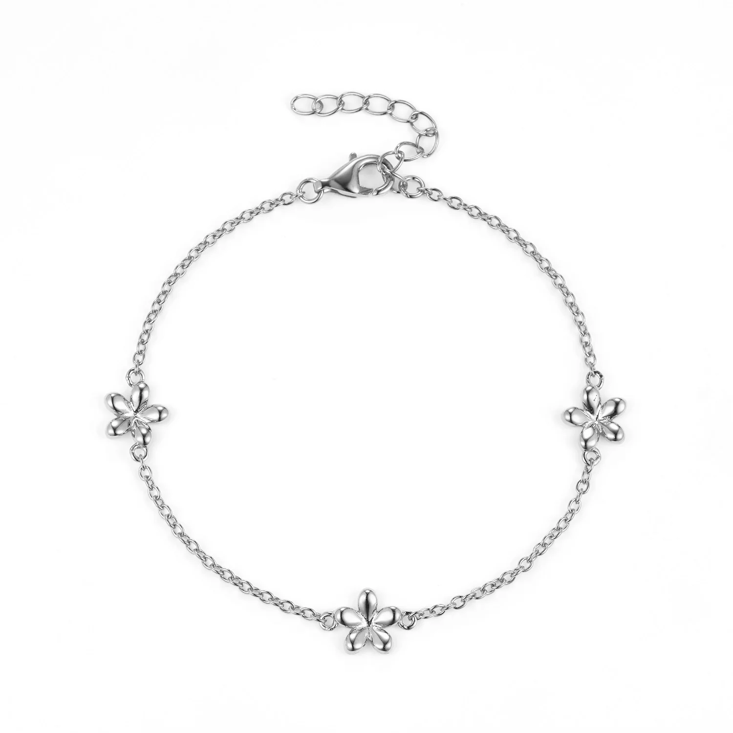 LuvaLu Jewellery - Petunia armbånd, 16+3 cm - Sølv