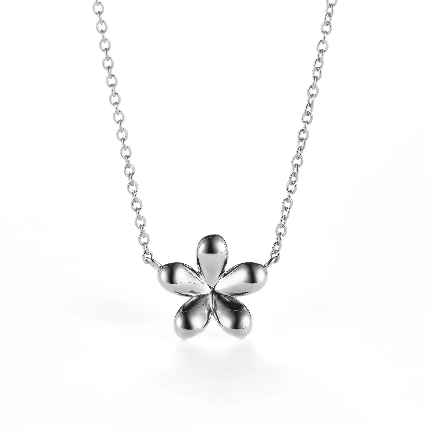 LuvaLu Jewellery - Petunia halskæde, 42+3 cm - Sølv
