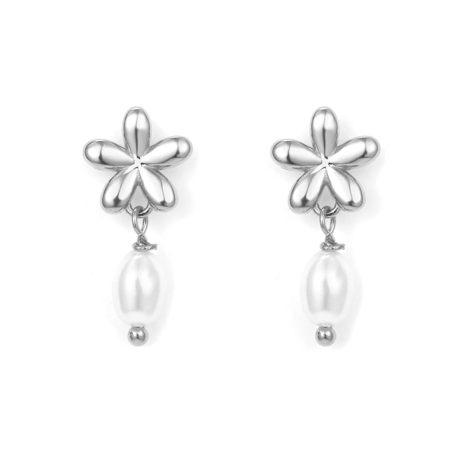 LuvaLu Jewellery - Petunia Pearl øreringe - Sølv