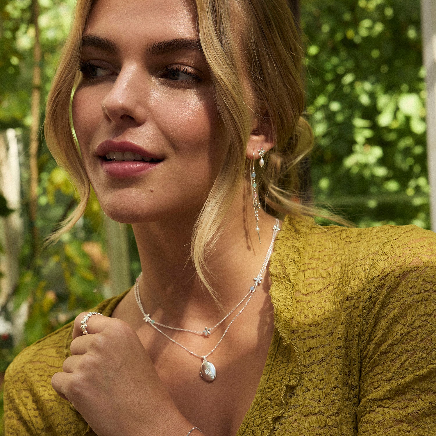 LuvaLu Jewellery - Petunia Pearl øreringe - Sølv - Image 3