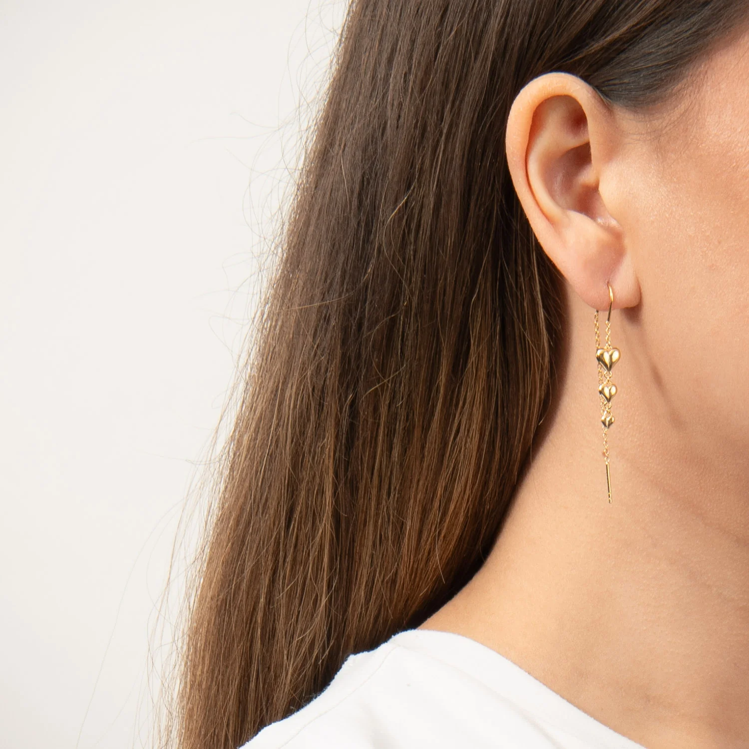 LuvaLu Jewellery - Philia Amore øreringe - Forgyldt sølv - Image 2