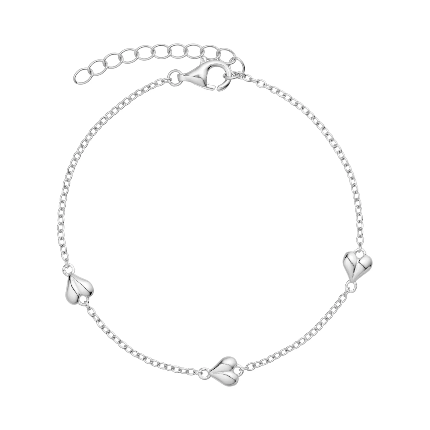 LuvaLu Jewellery - Philia armbånd, 16+3 cm - Sølv