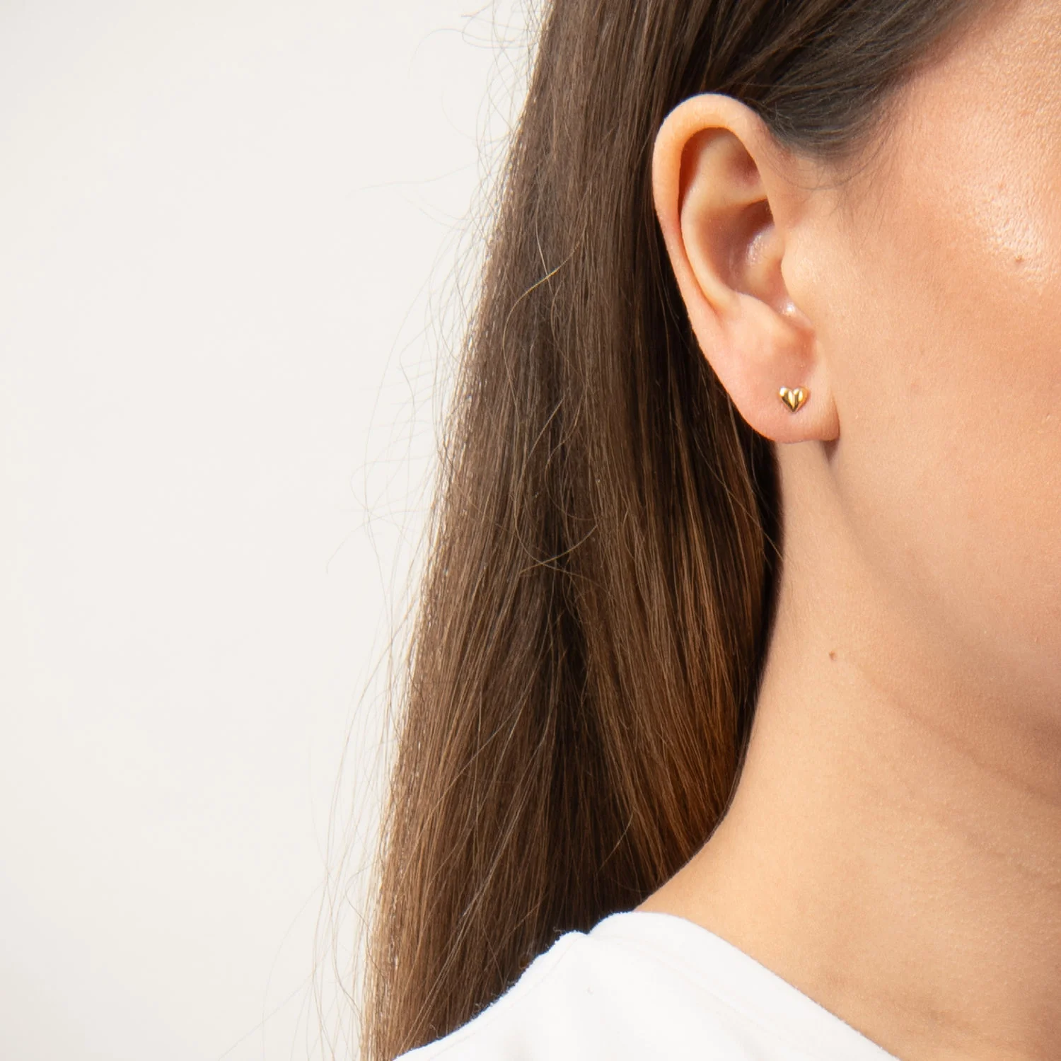 LuvaLu Jewellery - Philia ørestikker - Forgyldt sølv - Image 2