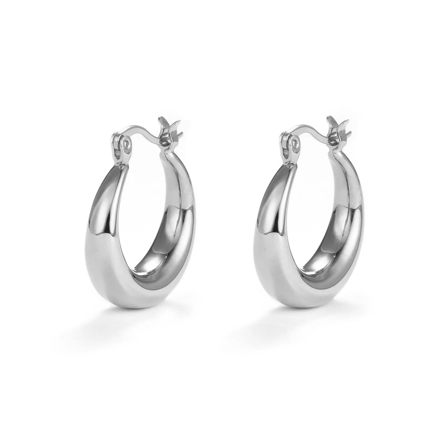 LuvaLu Jewellery - Pure Hoops øreringe - Sølv