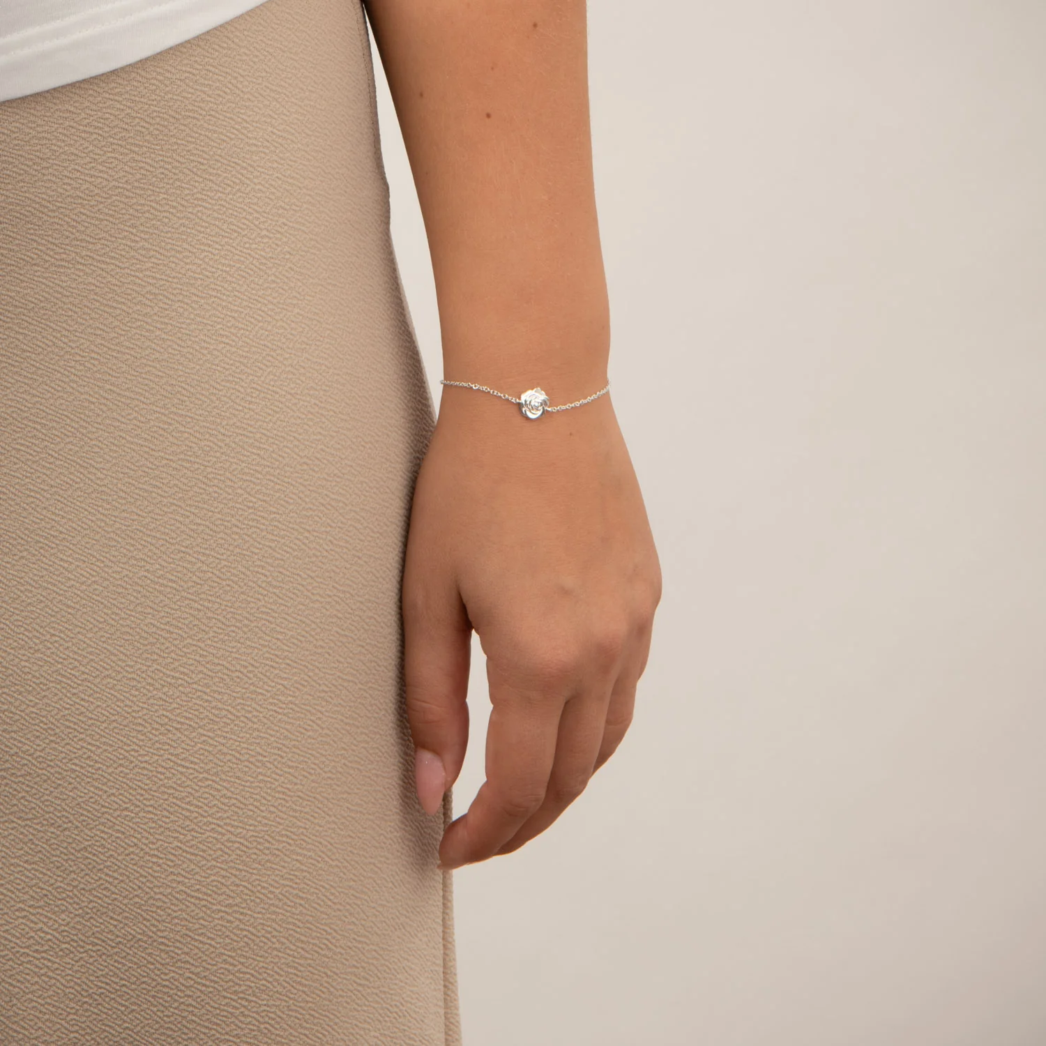LuvaLu Jewellery - Rosie armbånd, 16+3 cm - Sølv - Image 2