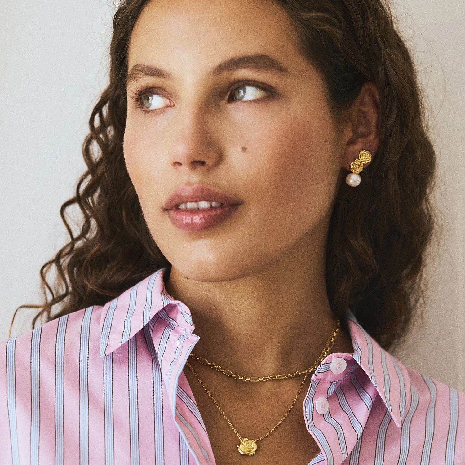 LuvaLu Jewellery - Rosie halskæde - Forgyldt sølv - Image 4