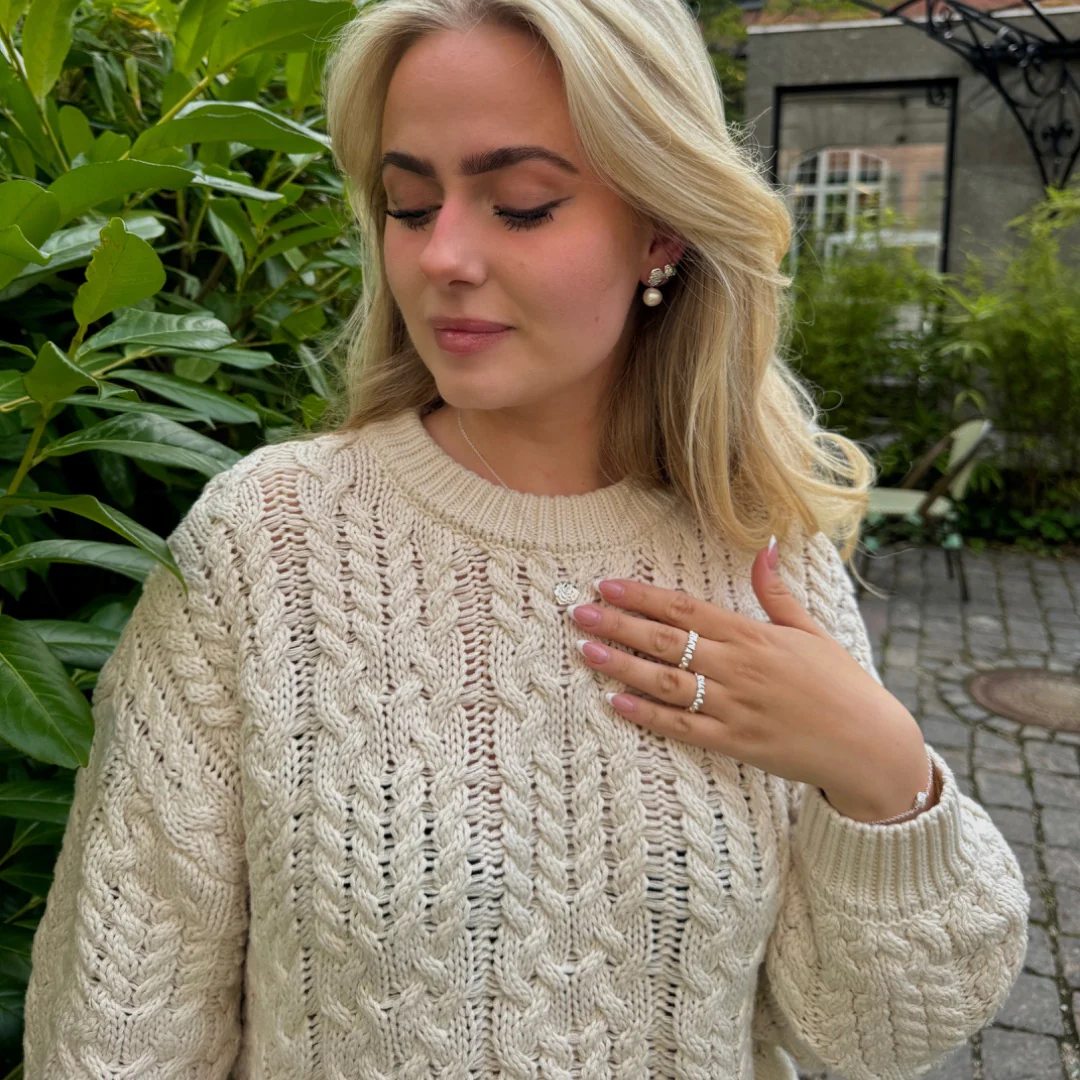 LuvaLu Jewellery - Rosie ørestikker - Sølv - Image 4