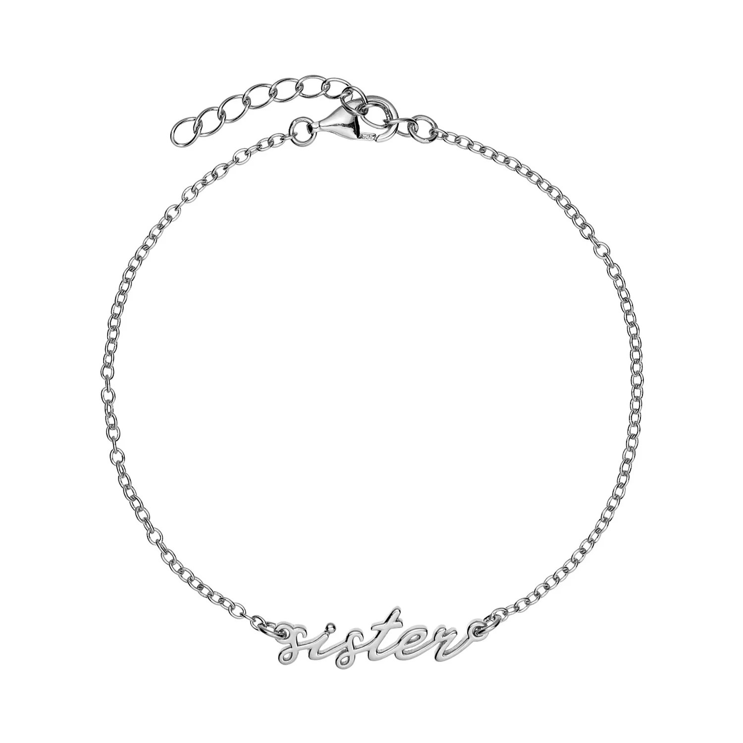 LuvaLu Jewellery - Sister armbånd, 16+3 cm - Sølv