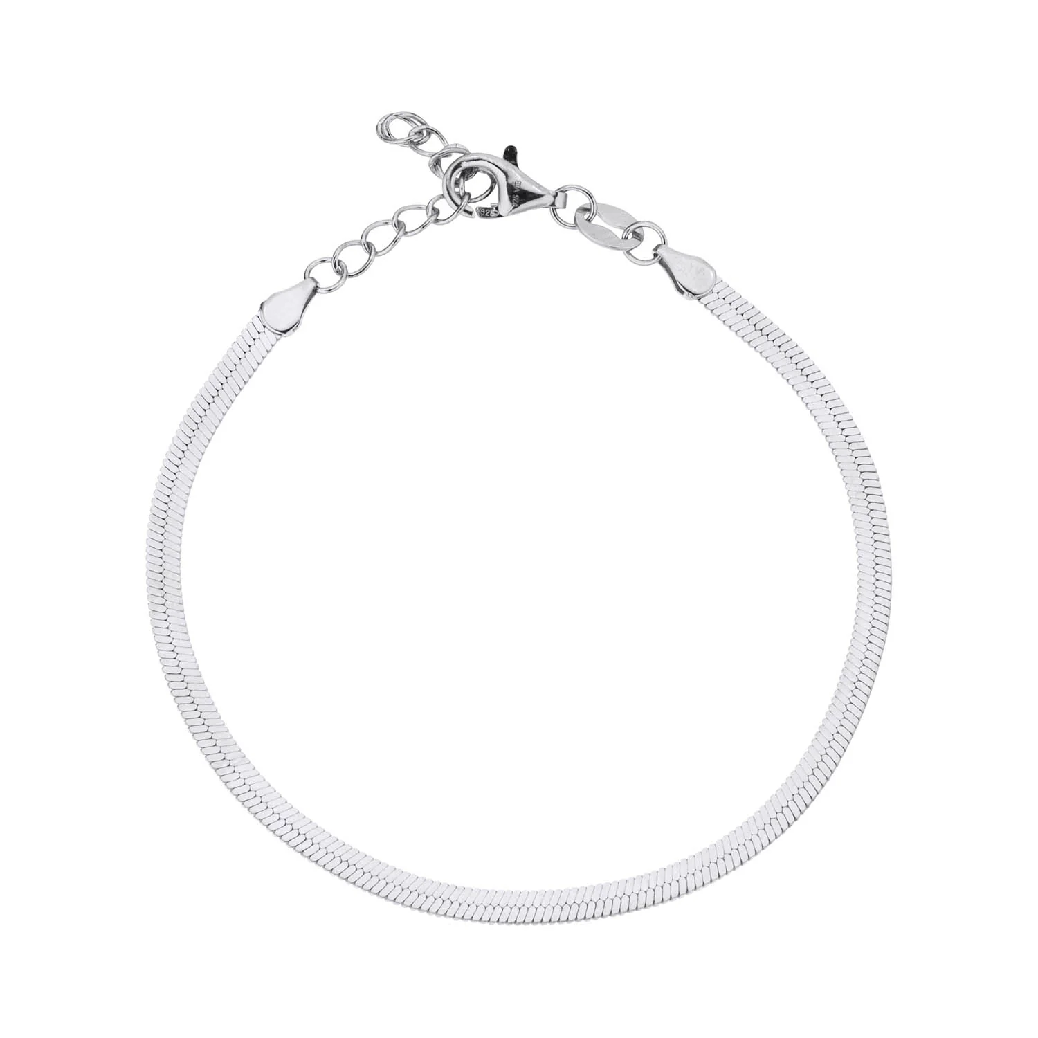 LuvaLu Jewellery - Évry armbånd, 16+3cm - Sølv
