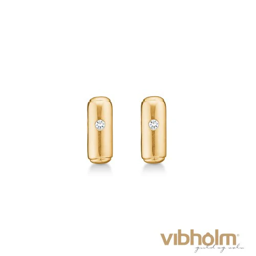 Mads Ziegler - Capsule Ørestikker - 8 karat guld m/zirkonia 3317103