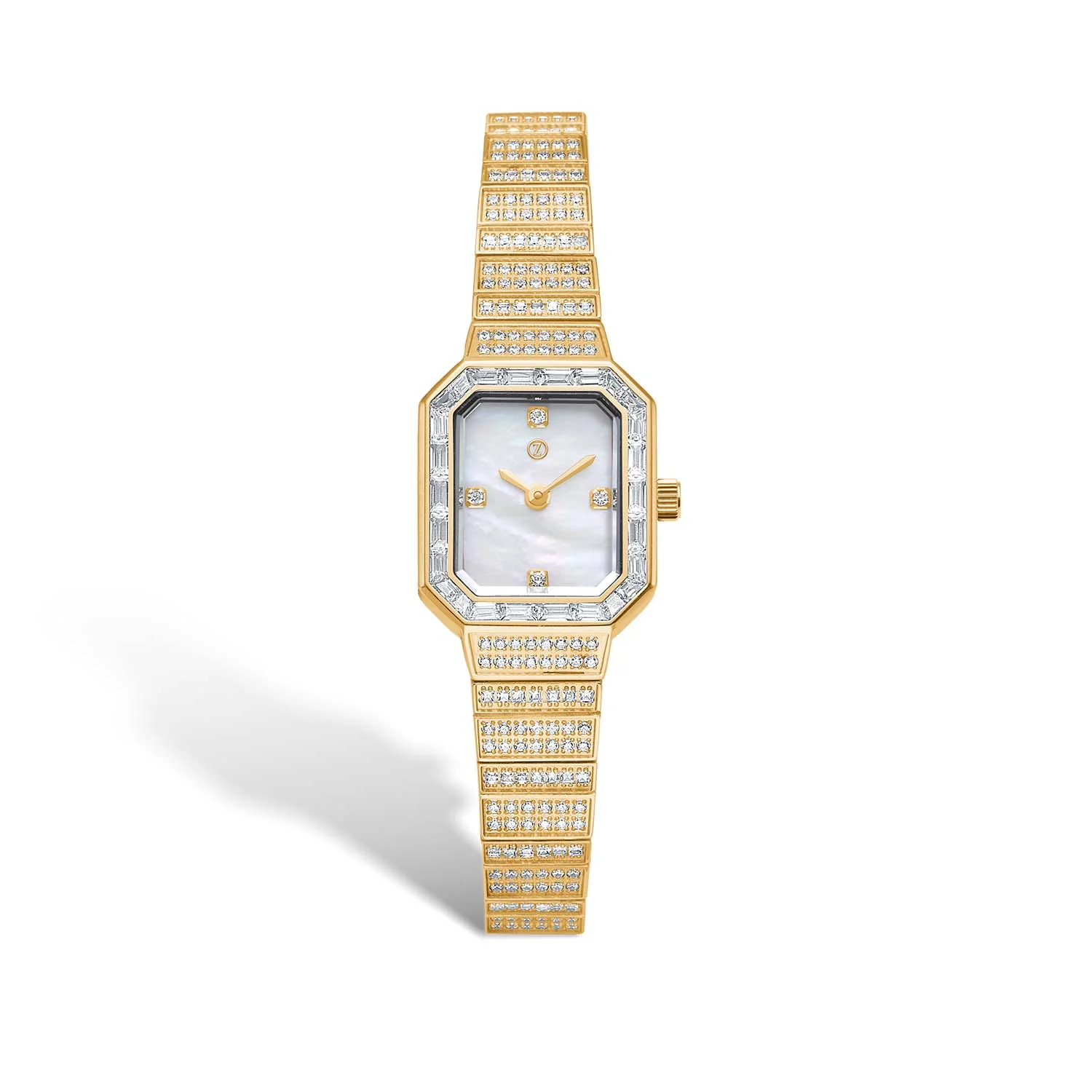 Mads.Z - Celestial by Medina ur m. zirkonia, 32 mm - Guld PVD rustfrit stål